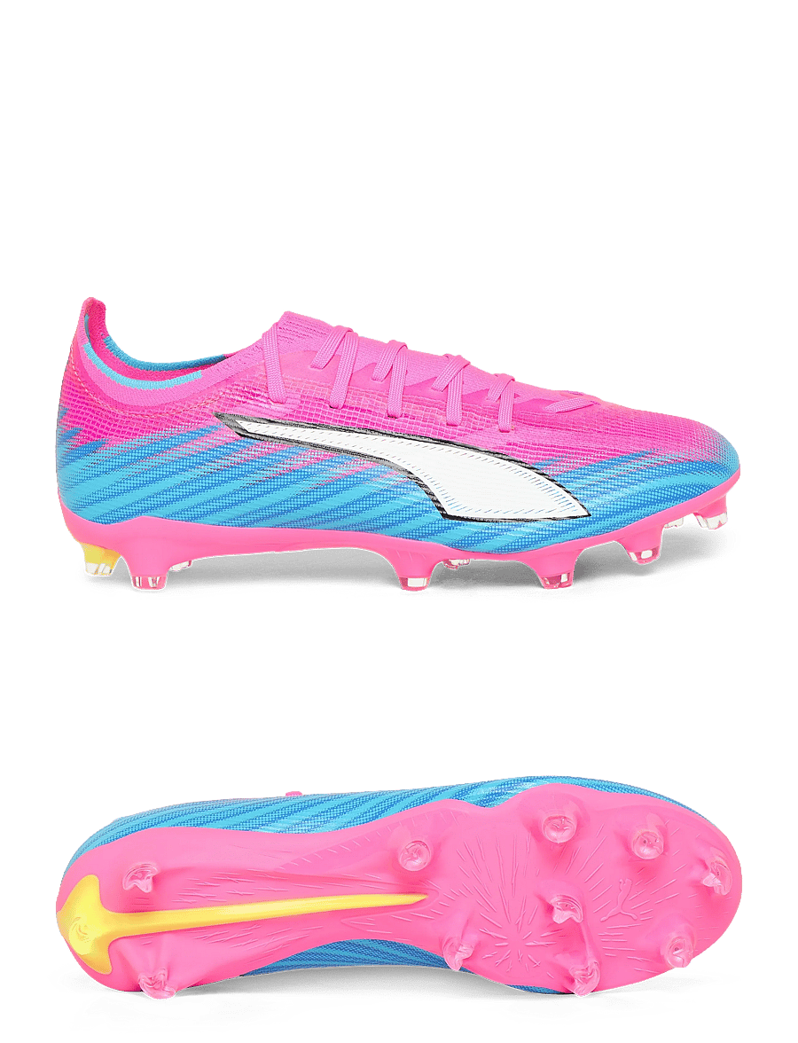 PUMA - ULTRA 6 MATCH FG/AG - fodboldstøvler - poison pink-puma white-sun stream-bright aqua-puma black - 0