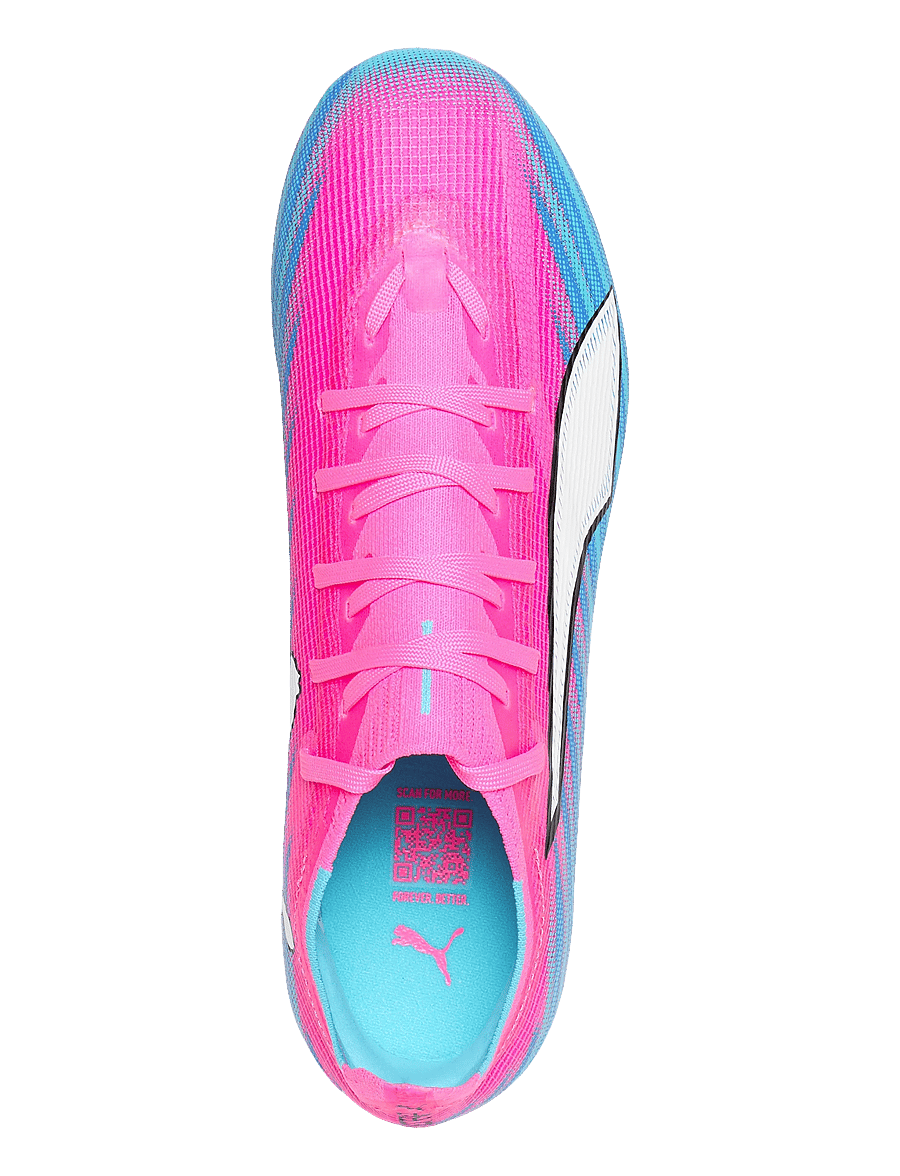 PUMA - ULTRA 6 MATCH FG/AG - fodboldstøvler - poison pink-puma white-sun stream-bright aqua-puma black - 3
