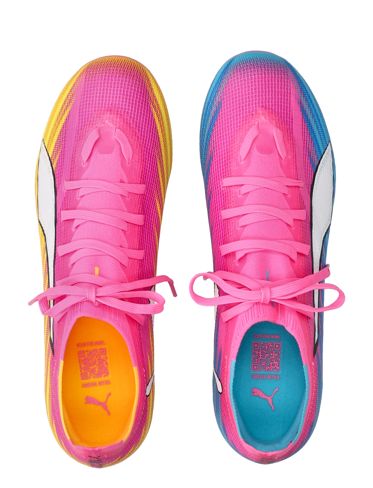 PUMA - ULTRA 6 MATCH FG/AG - fußballstiefel - poison pink-puma white-sun stream-bright aqua-puma black - 3
