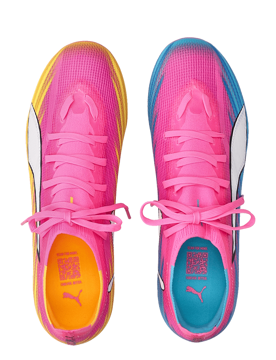 PUMA - ULTRA 6 MATCH FG/AG - fußballstiefel - poison pink-puma white-sun stream-bright aqua-puma black - 3