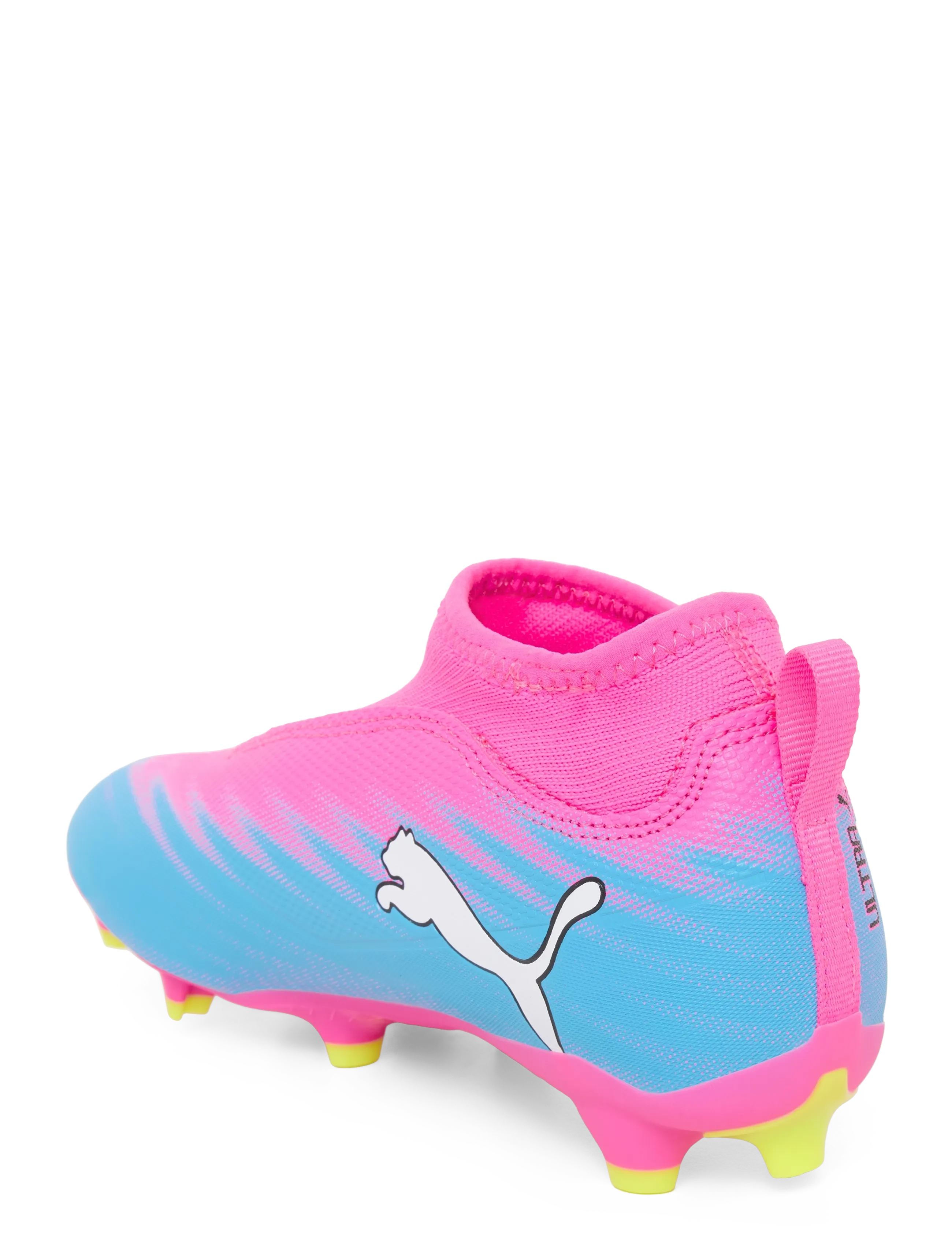 PUMA - ULTRA 6 MATCH+ LL FG/AG Jr - poison pink-puma white-sun stream-bright aqua-puma black - 1