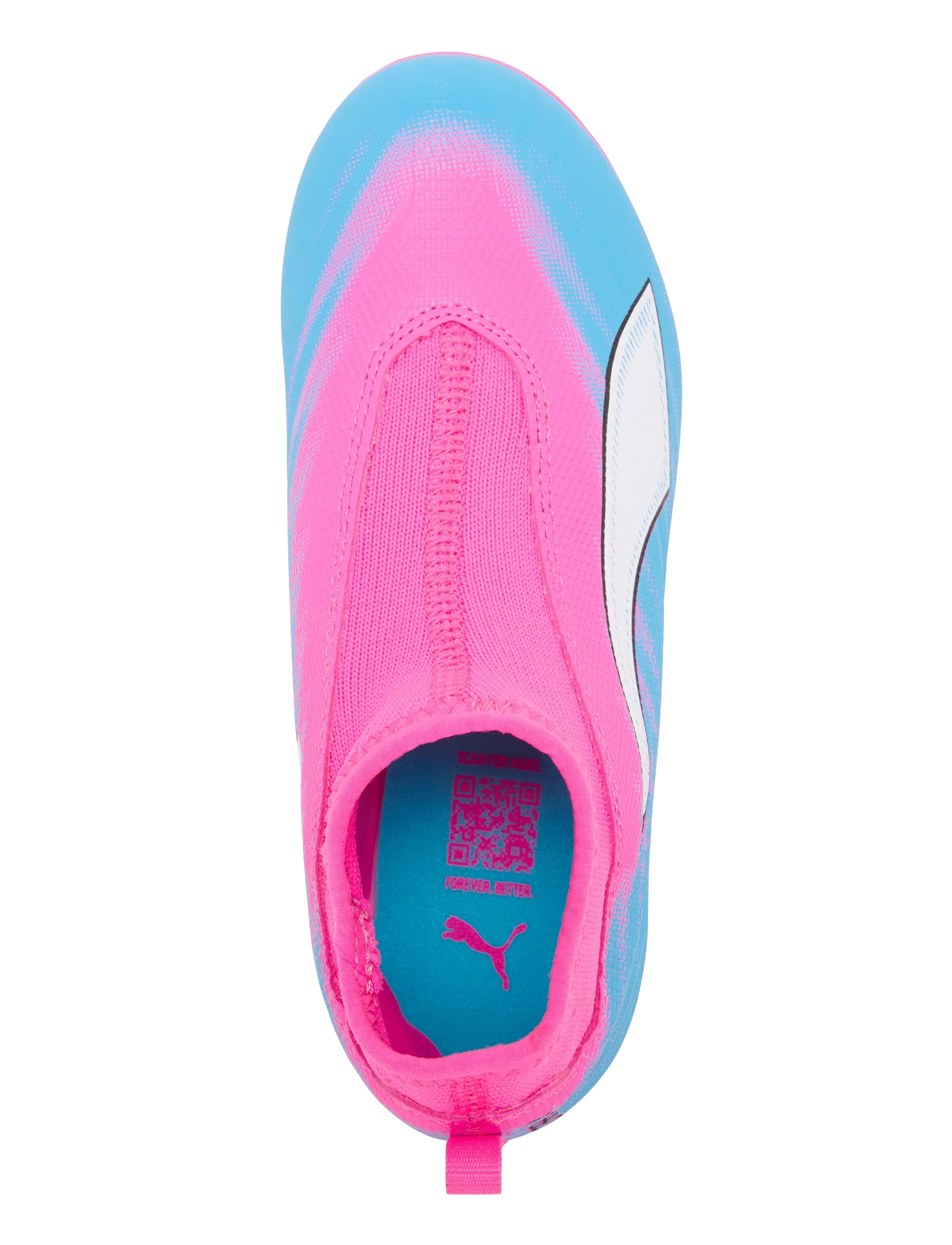 PUMA - ULTRA 6 MATCH+ LL FG/AG Jr - poison pink-puma white-sun stream-bright aqua-puma black - 3