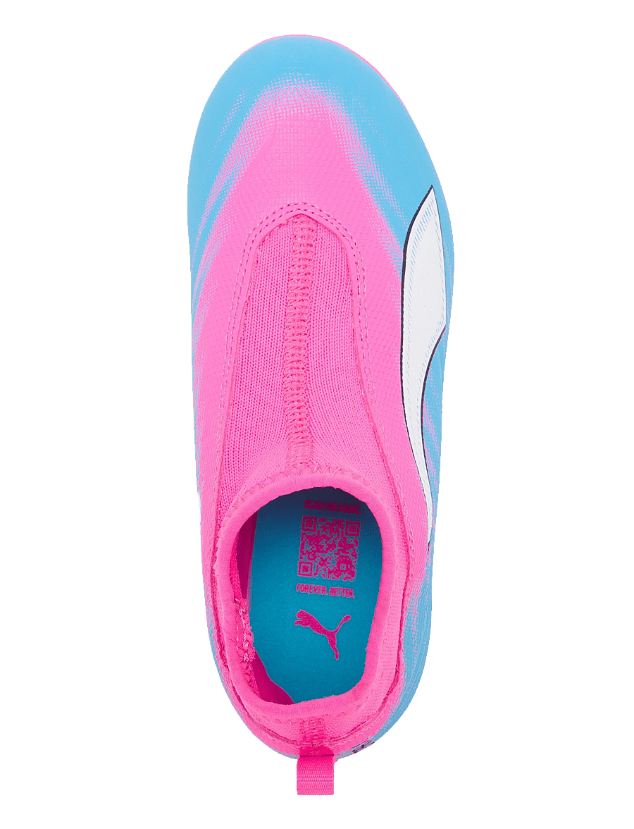 PUMA - ULTRA 6 MATCH+ LL FG/AG Jr - poison pink-puma white-sun stream-bright aqua-puma black - 3