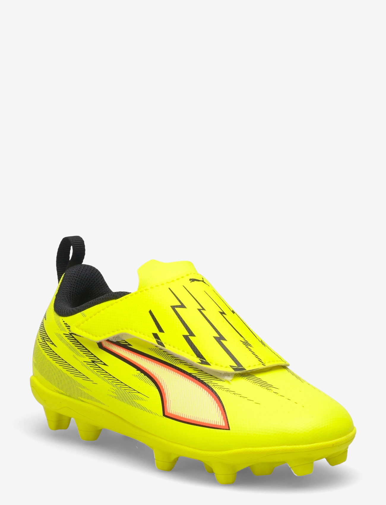 PUMA - ULTRA 6 PLAY V FG/AG RB Jr - tøj - yellow alert-puma black-glowing red-lime squeeze - 1