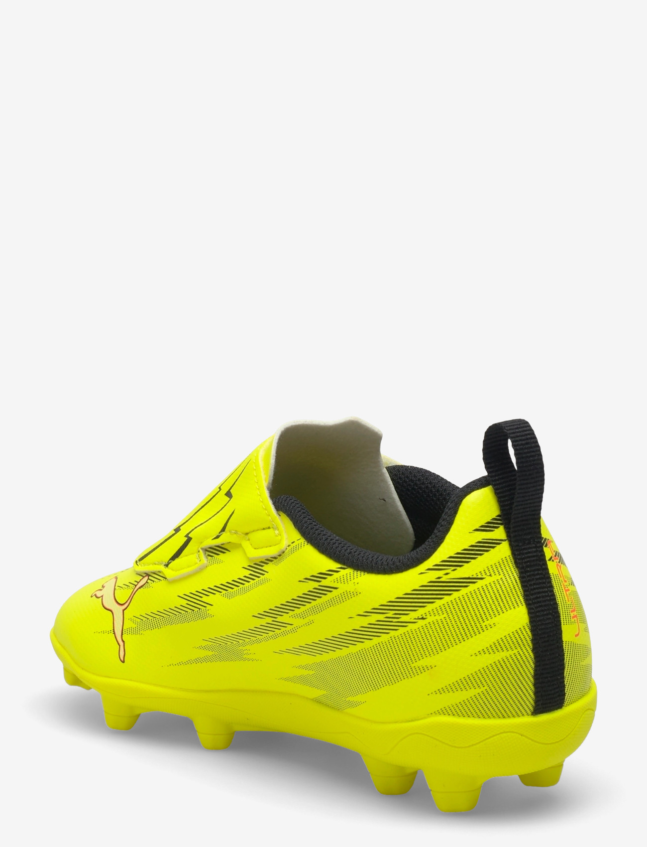 PUMA - ULTRA 6 PLAY V FG/AG RB Jr - tøj - yellow alert-puma black-glowing red-lime squeeze - 2