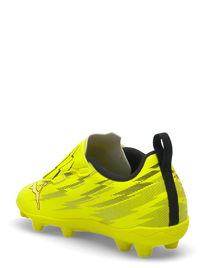 PUMA - ULTRA 6 PLAY V FG/AG RB Jr - tøj - yellow alert-puma black-glowing red-lime squeeze - 2