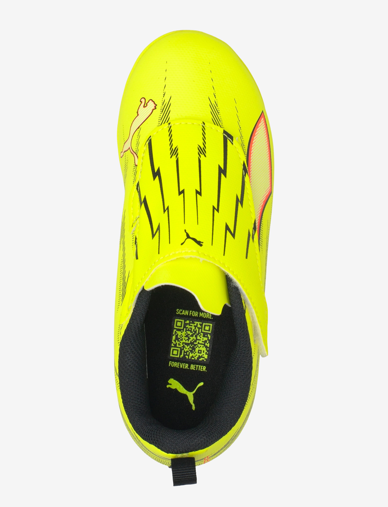 PUMA - ULTRA 6 PLAY V FG/AG RB Jr - tøj - yellow alert-puma black-glowing red-lime squeeze - 3