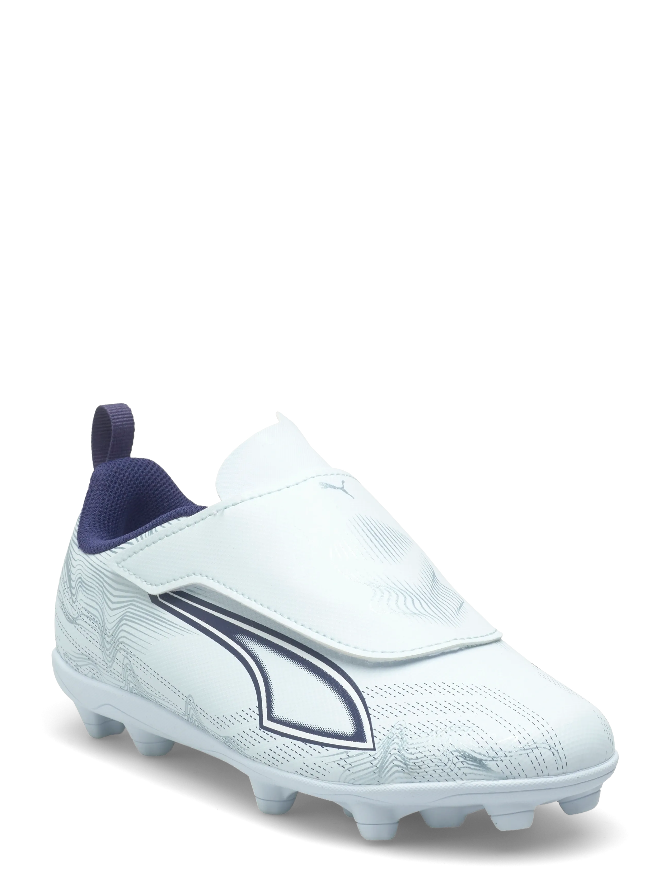 PUMA ULTRA 6 PLAY V FG/AG RB Jr - Futbolo bateliai - ICY BLUE-PUMA WHITE-BLUE JEWEL / white