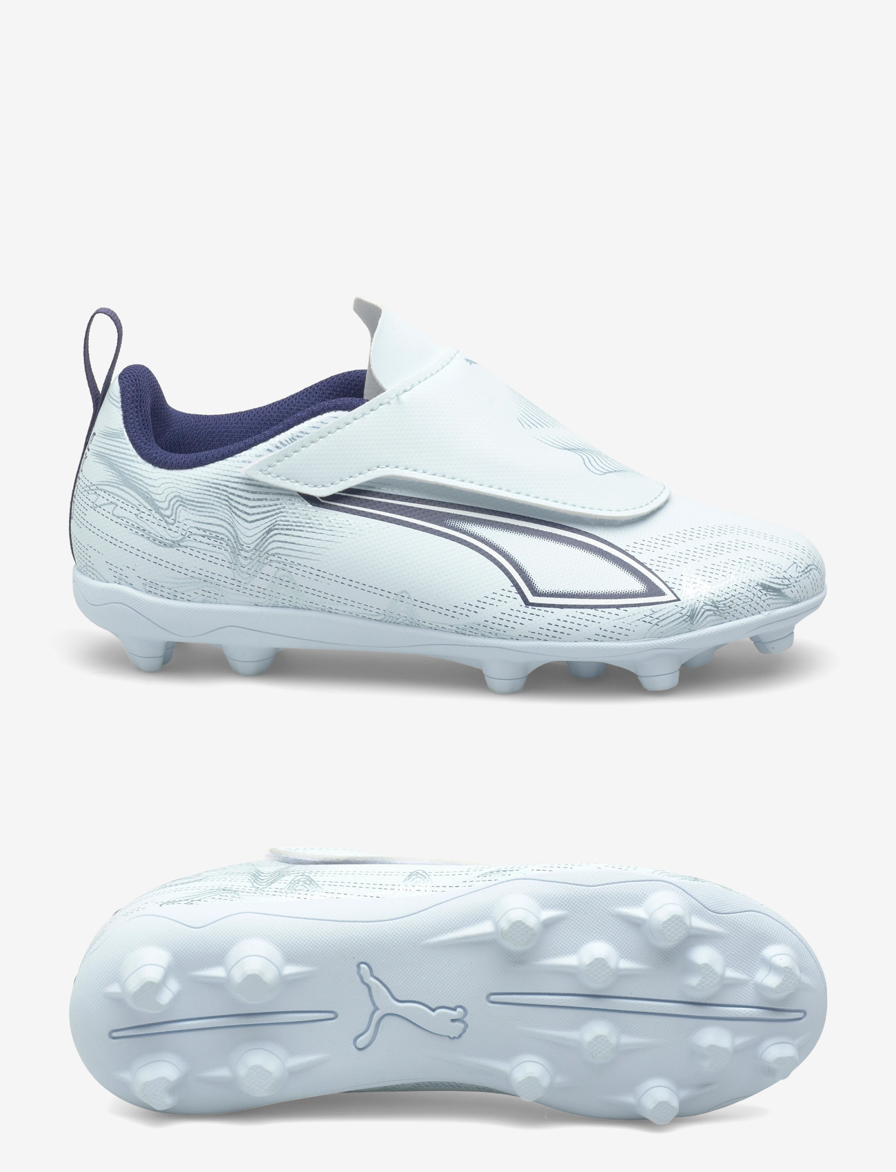 PUMA - ULTRA 6 PLAY V FG/AG RB Jr - tøj - icy blue-puma white-blue jewel - 2