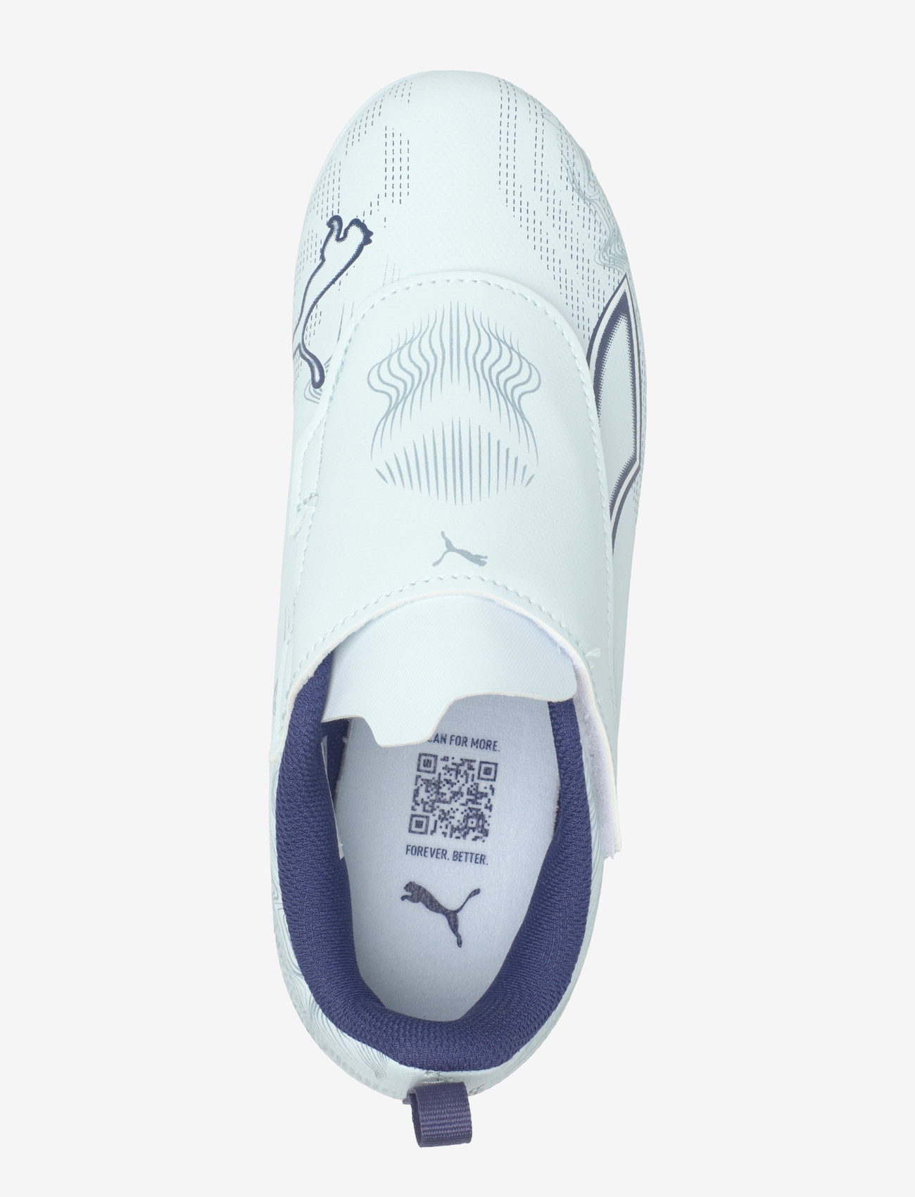 PUMA - ULTRA 6 PLAY V FG/AG RB Jr - tøj - icy blue-puma white-blue jewel - 3