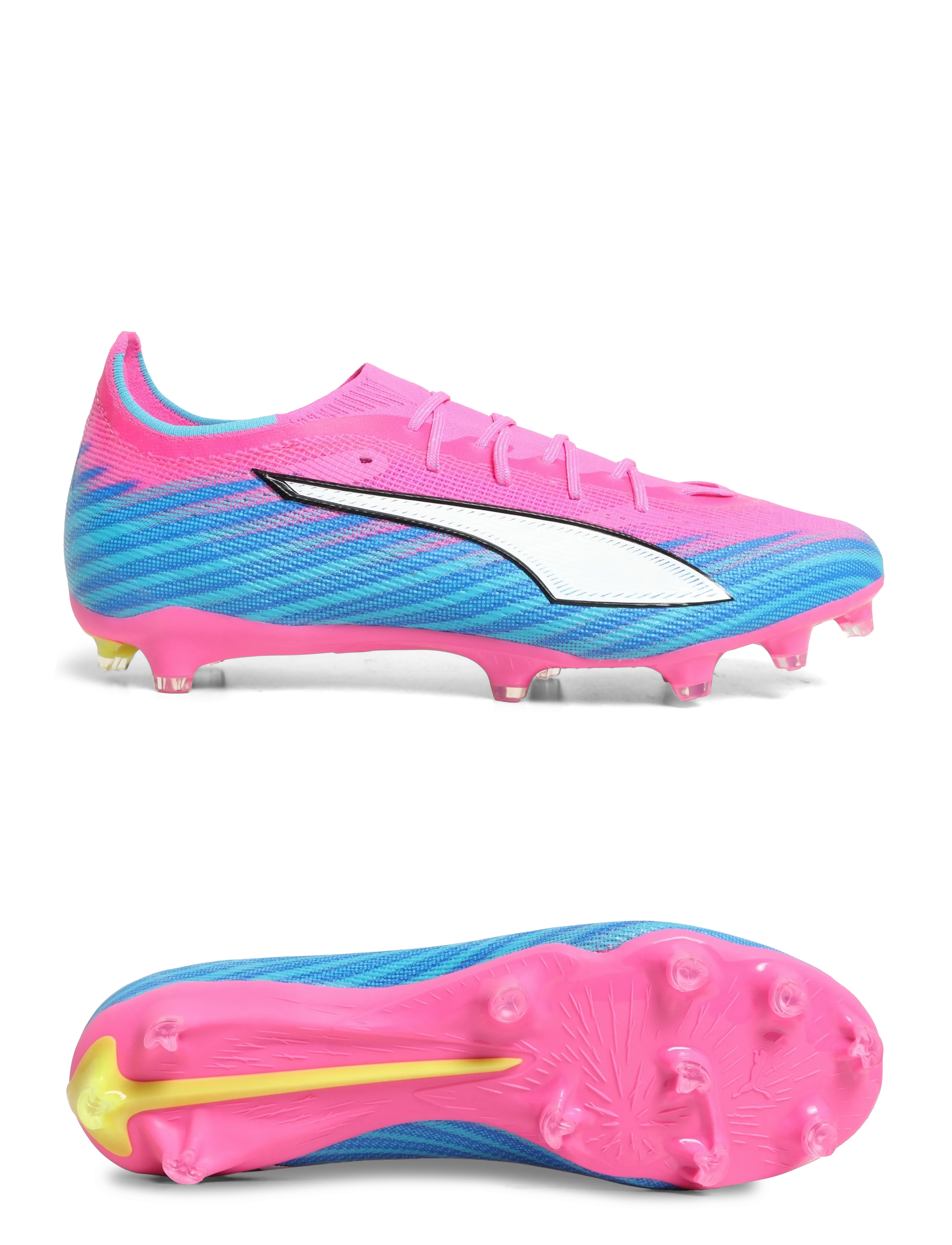 PUMA ULTRA 6 PRO FG/AG - Bestseller Sport - POISON PINK-PUMA WHITE-SUN STREAM-BRIGHT AQUA-PUMA BLACK / pink/rose