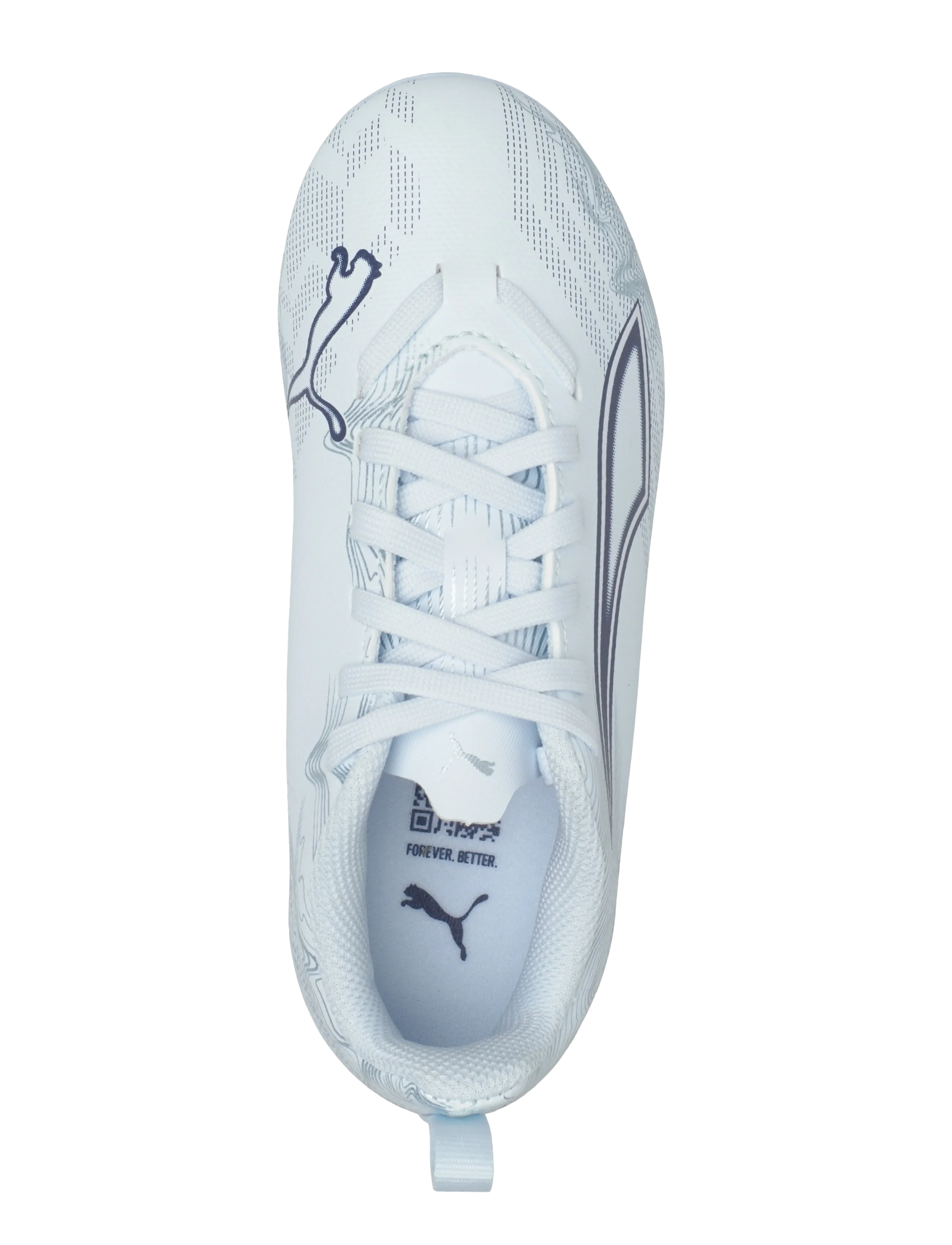 PUMA - ULTRA 6 PLAY FG/AG Jr - tøj - icy blue-puma white-blue jewel - 3