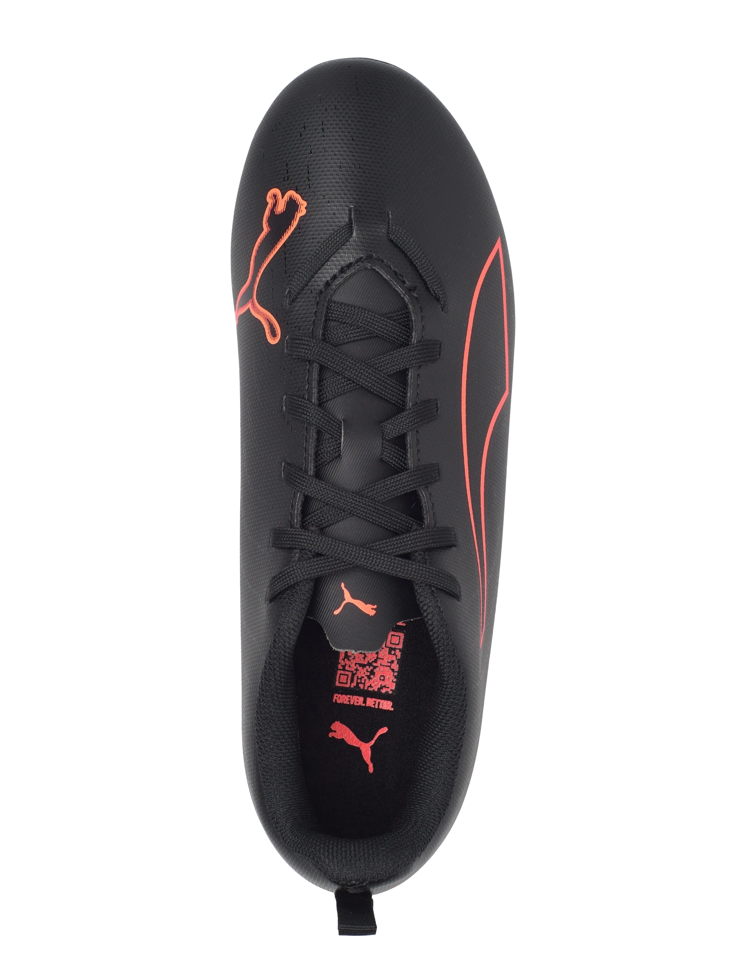 PUMA - ULTRA 6 PLAY FG/AG Jr - fodboldstøvler - puma black-puma red - 3