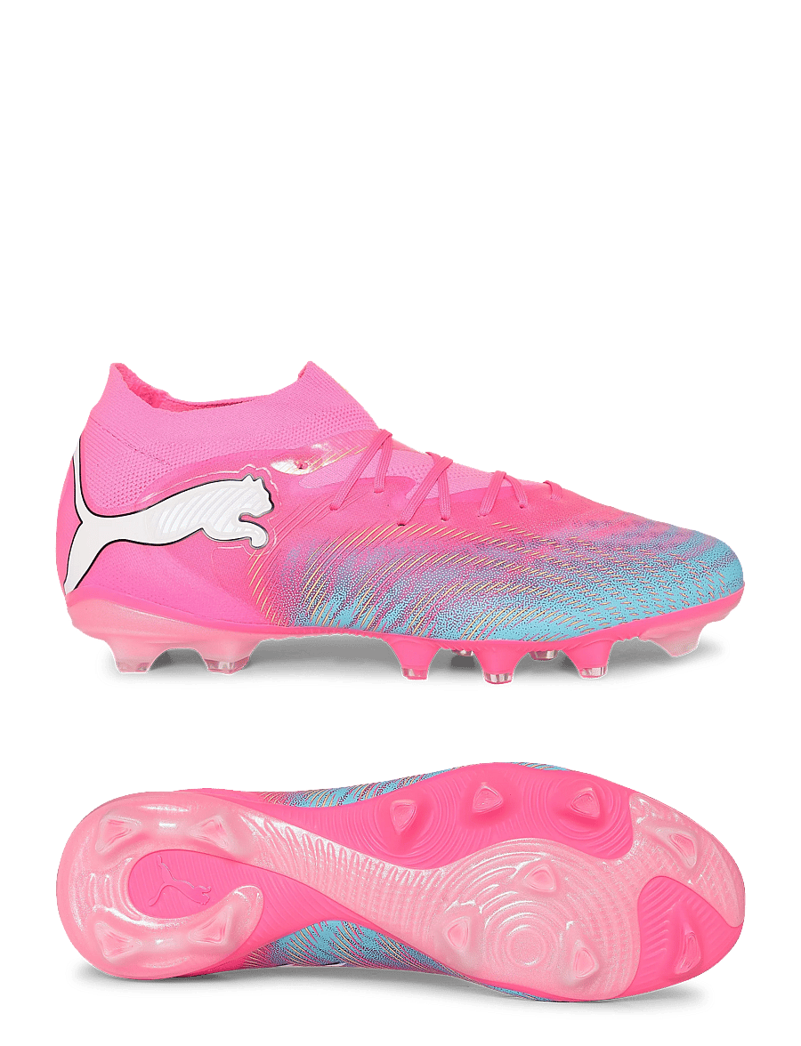 PUMA - FUTURE 9 PRO FG/AG - jalgpalli puutsad - poison pink-sun stream-bright aqua-puma white - 0