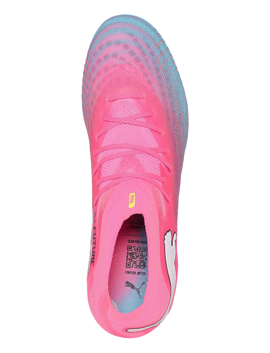 PUMA - FUTURE 9 PRO FG/AG - jalgpalli puutsad - poison pink-sun stream-bright aqua-puma white - 3
