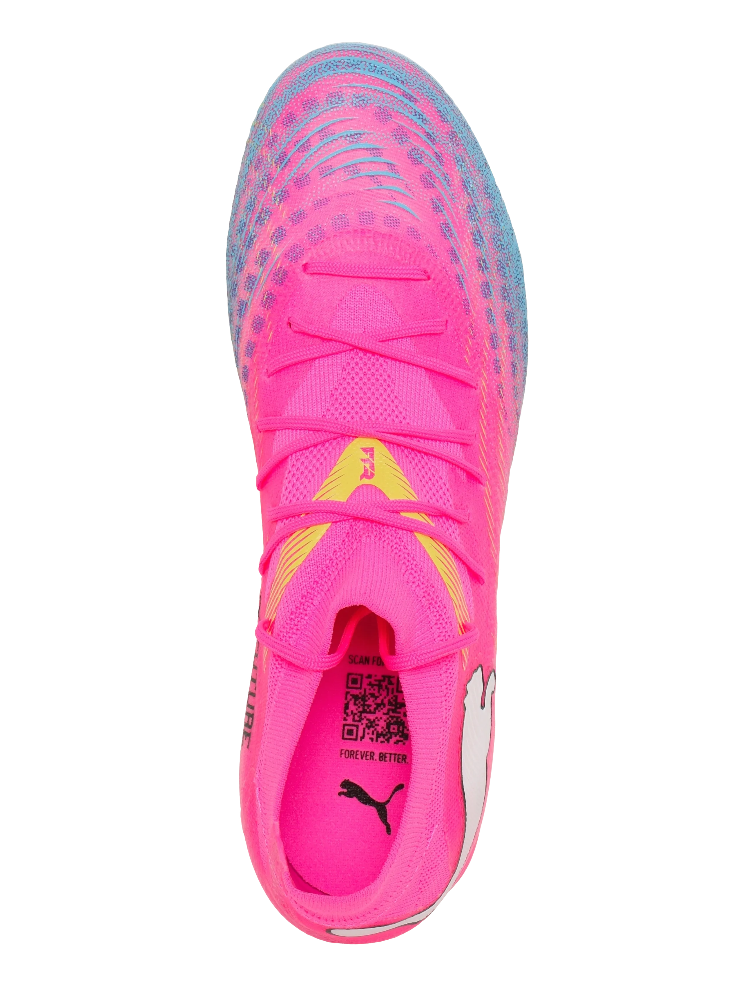 PUMA - FUTURE 9 MATCH FG/AG - fußballstiefel - poison pink-sun stream-bright aqua-puma white - 3