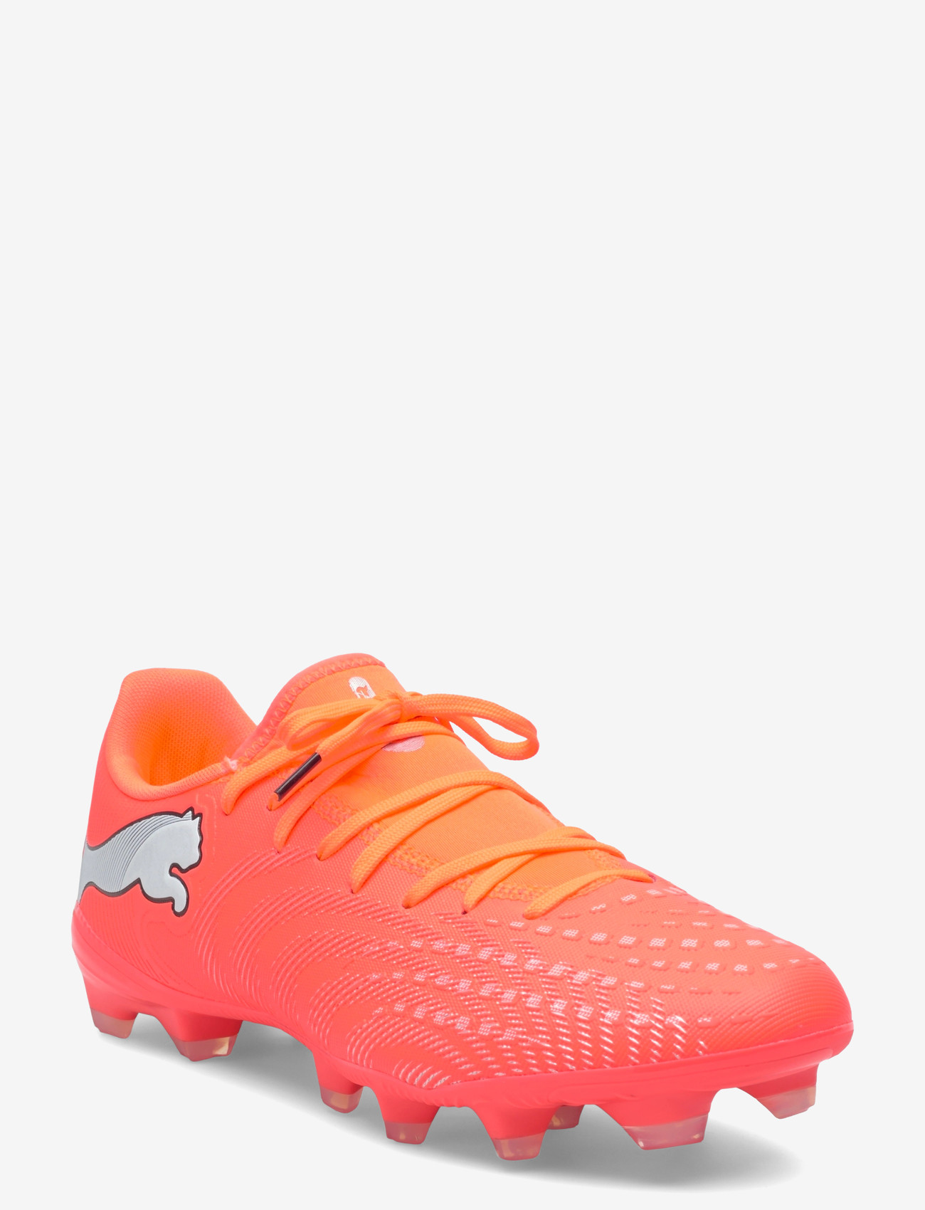 PUMA - FUTURE 9 PLAY FG/AG - fodboldstøvler - glowing red-puma white-puma black-puma silver - 1