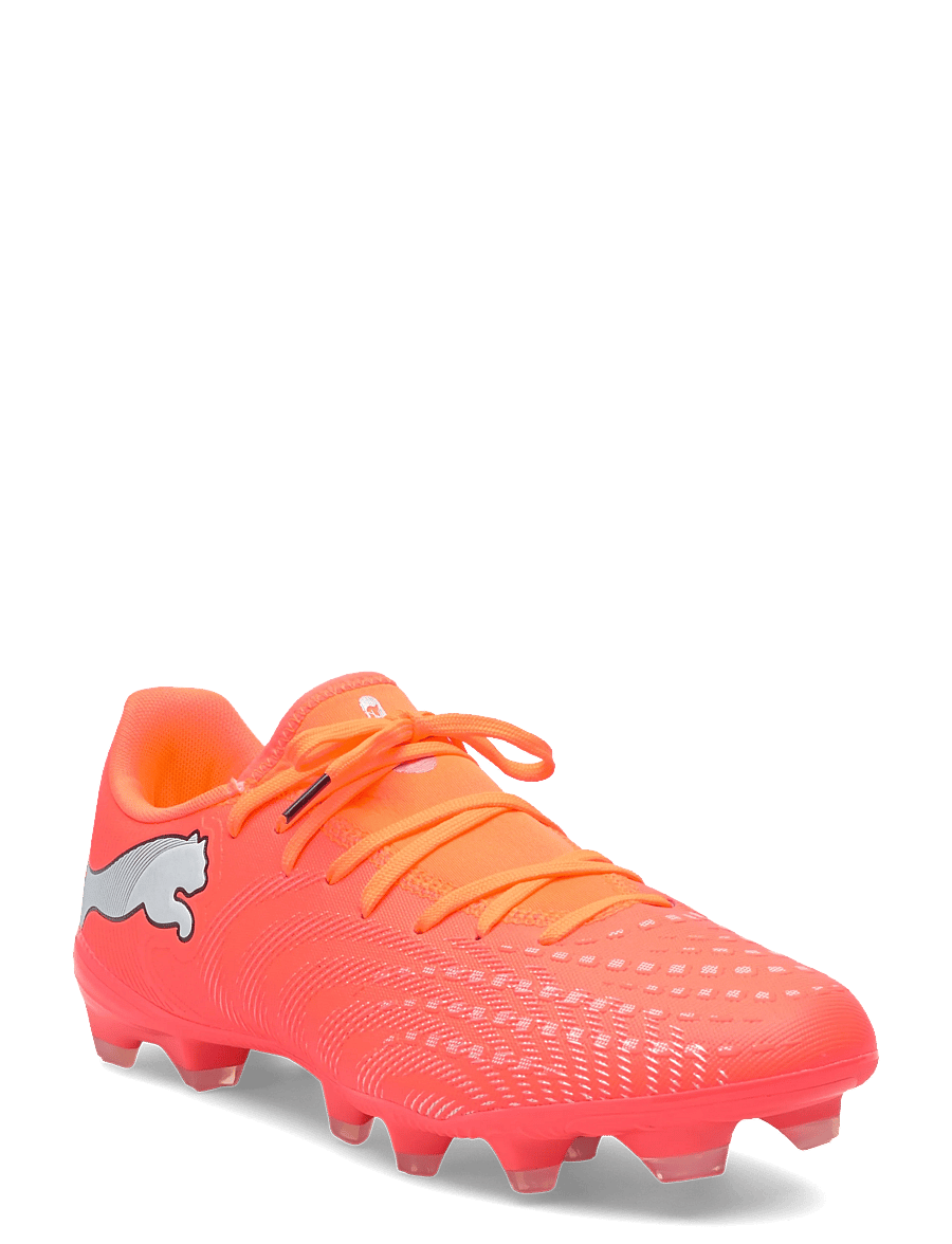 PUMA - FUTURE 9 PLAY FG/AG - fotbollsskor - glowing red-puma white-puma black-puma silver - 1