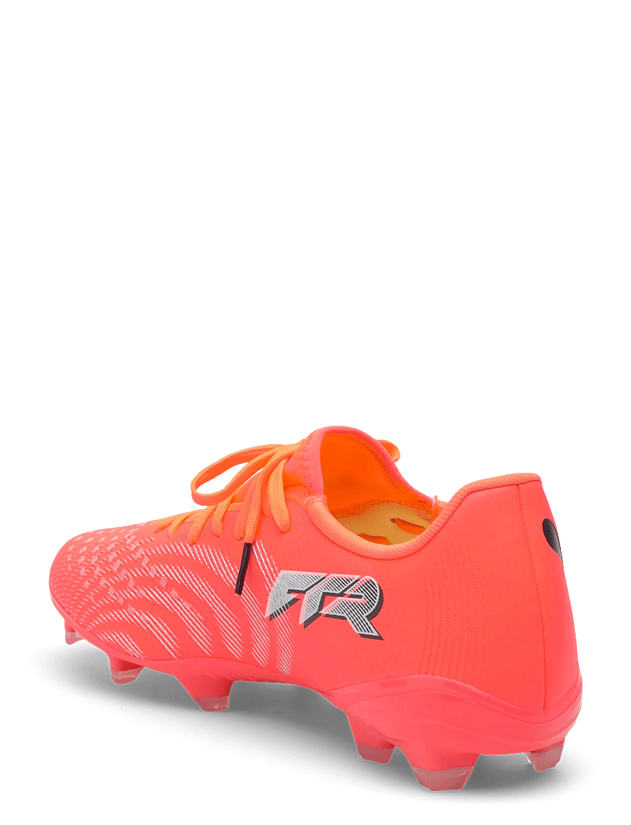 PUMA - FUTURE 9 PLAY FG/AG - fotbollsskor - glowing red-puma white-puma black-puma silver - 2