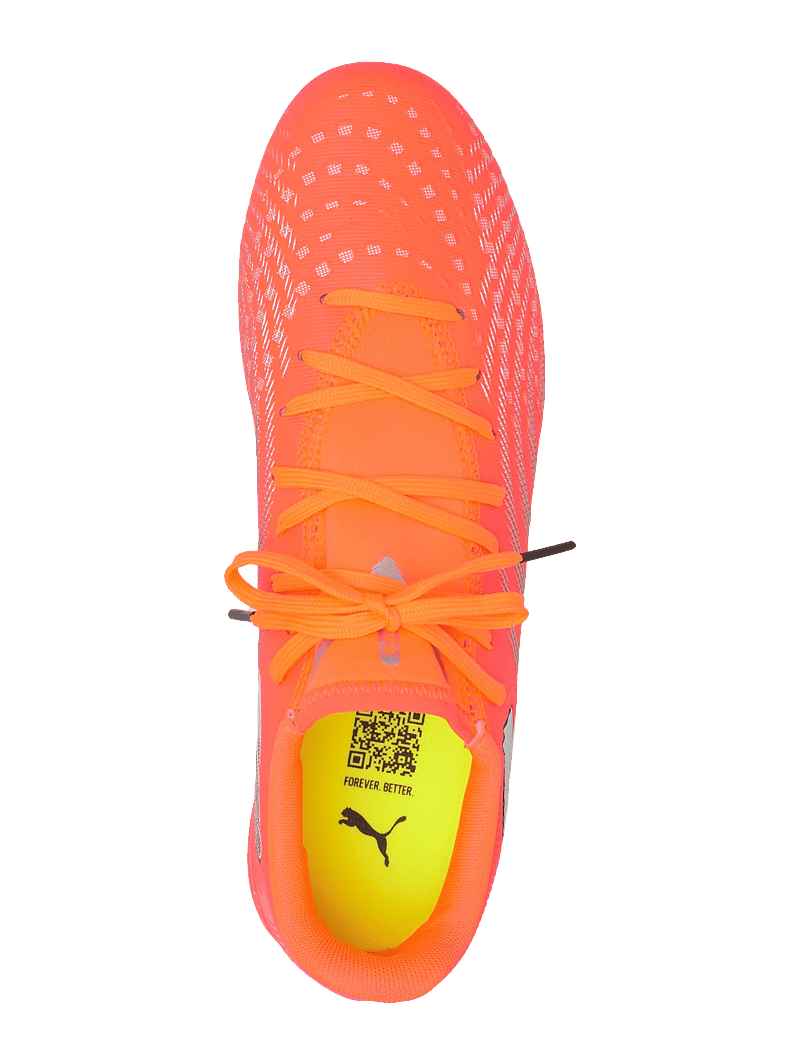 PUMA - FUTURE 9 PLAY FG/AG - fodboldstøvler - glowing red-puma white-puma black-puma silver - 3
