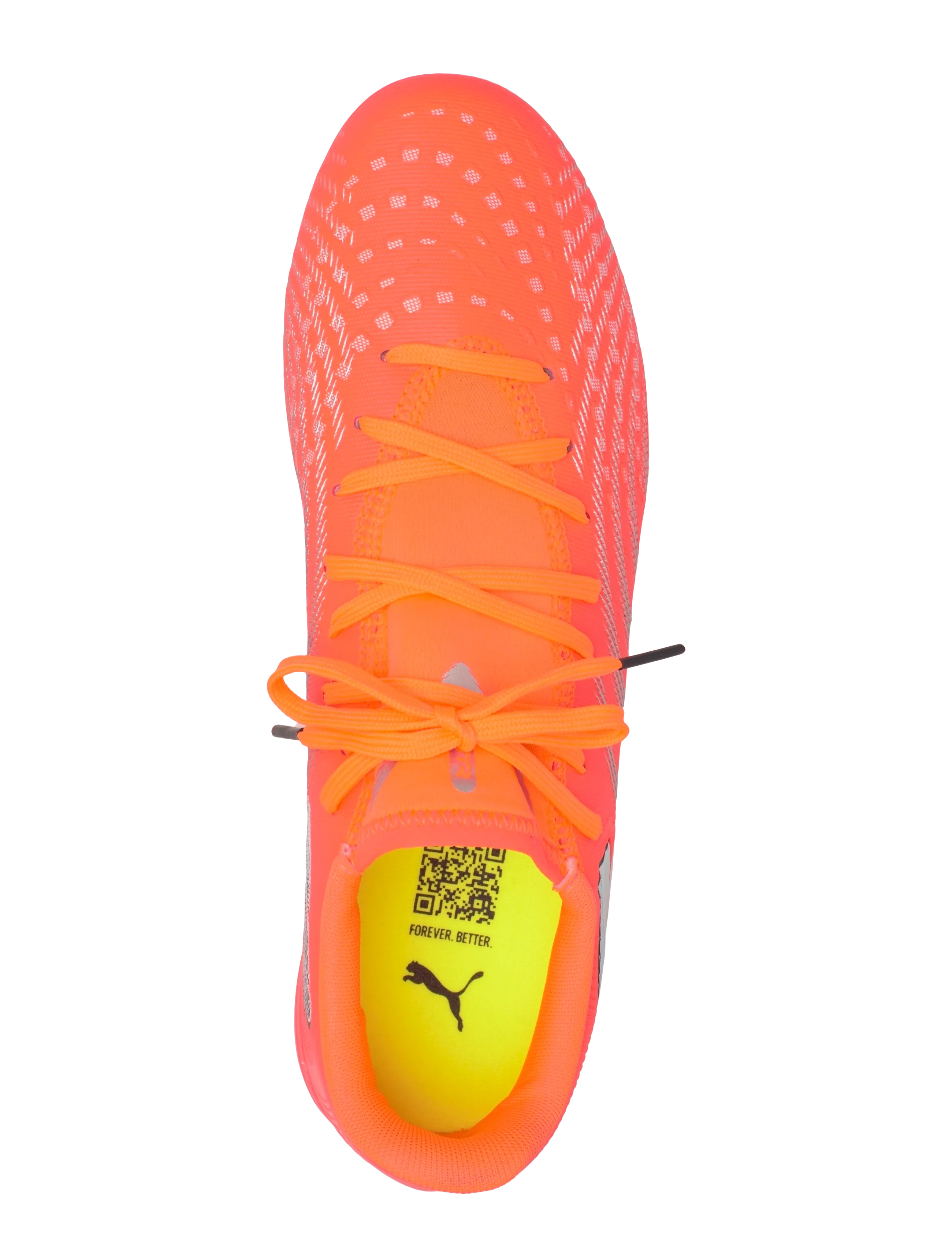 PUMA - FUTURE 9 PLAY FG/AG - fotbollsskor - glowing red-puma white-puma black-puma silver - 3