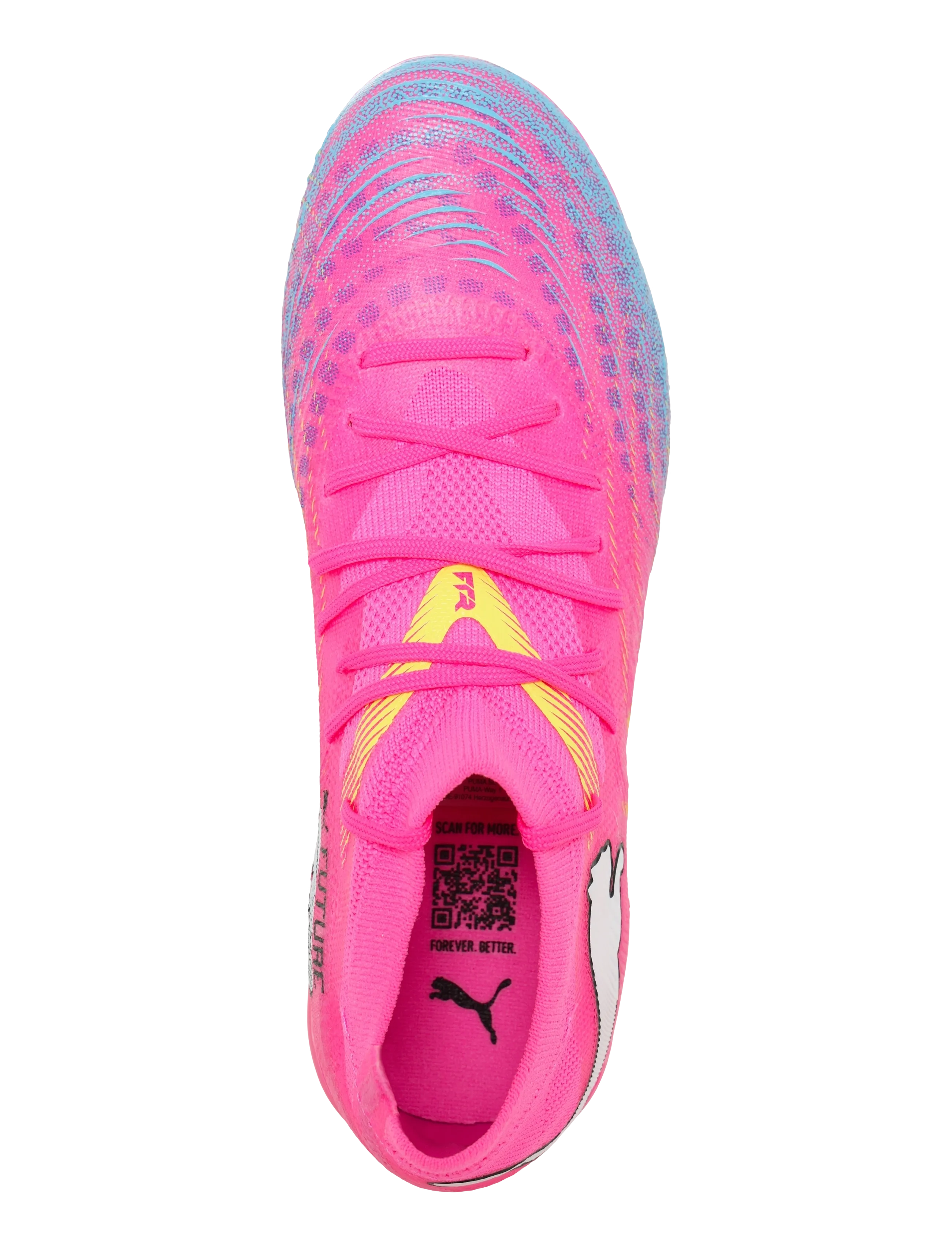 PUMA - FUTURE 9 MATCH FG/AG Wn s - football boots - poison pink-sun stream-bright aqua-puma white - 3