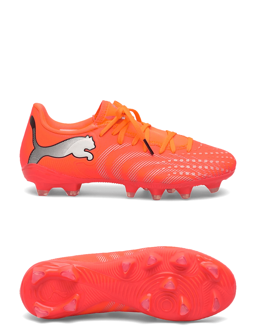 PUMA - FUTURE 9 PLAY FG/AG Wn s - fodboldstøvler - glowing red-puma white-puma black-puma silver - 0
