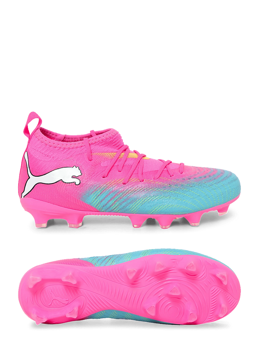 PUMA - FUTURE 9 MATCH FG/AG Jr - kleidung - poison pink-sun stream-bright aqua-puma white - 0