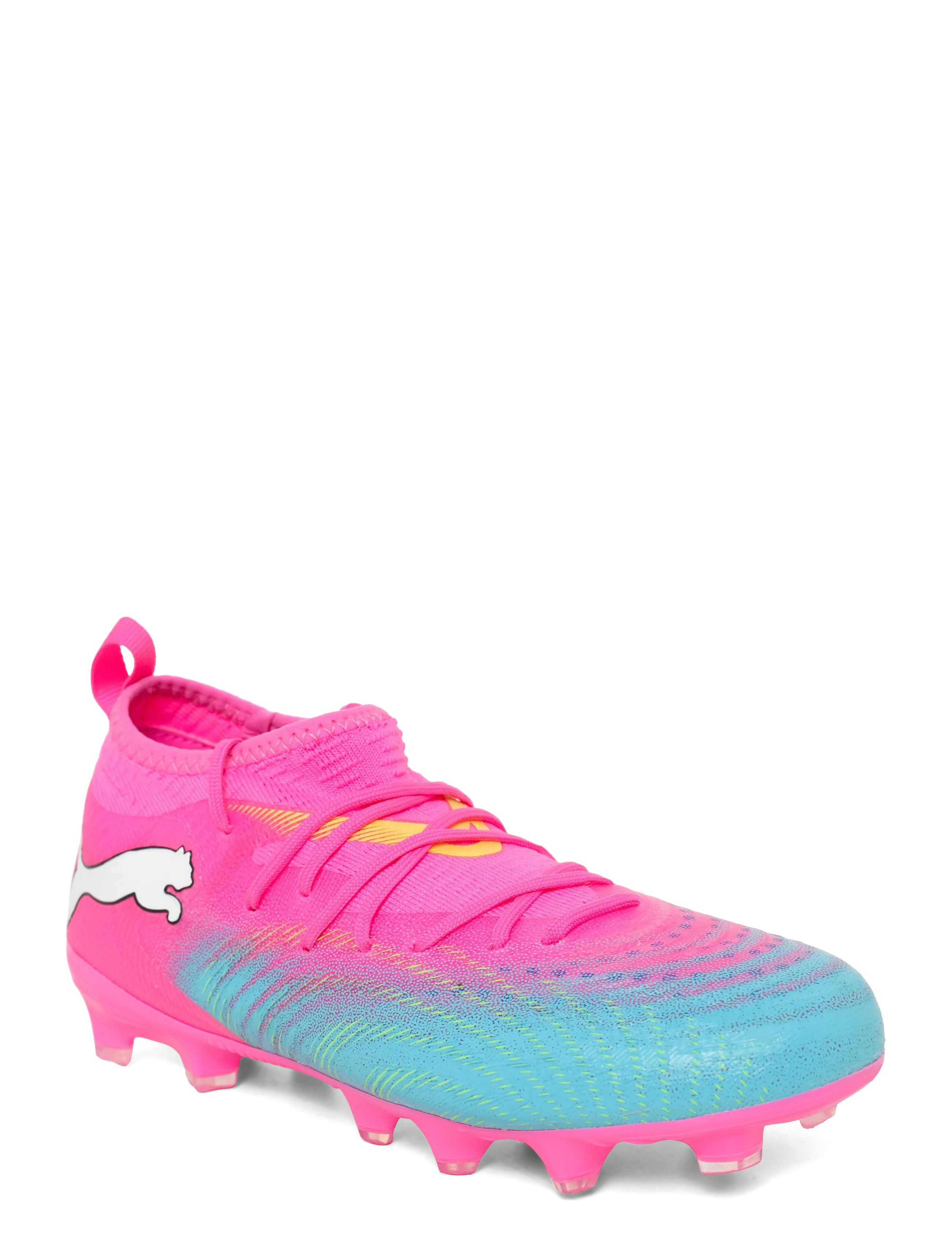 PUMA - FUTURE 9 MATCH FG/AG Jr - kleidung - poison pink-sun stream-bright aqua-puma white - 1