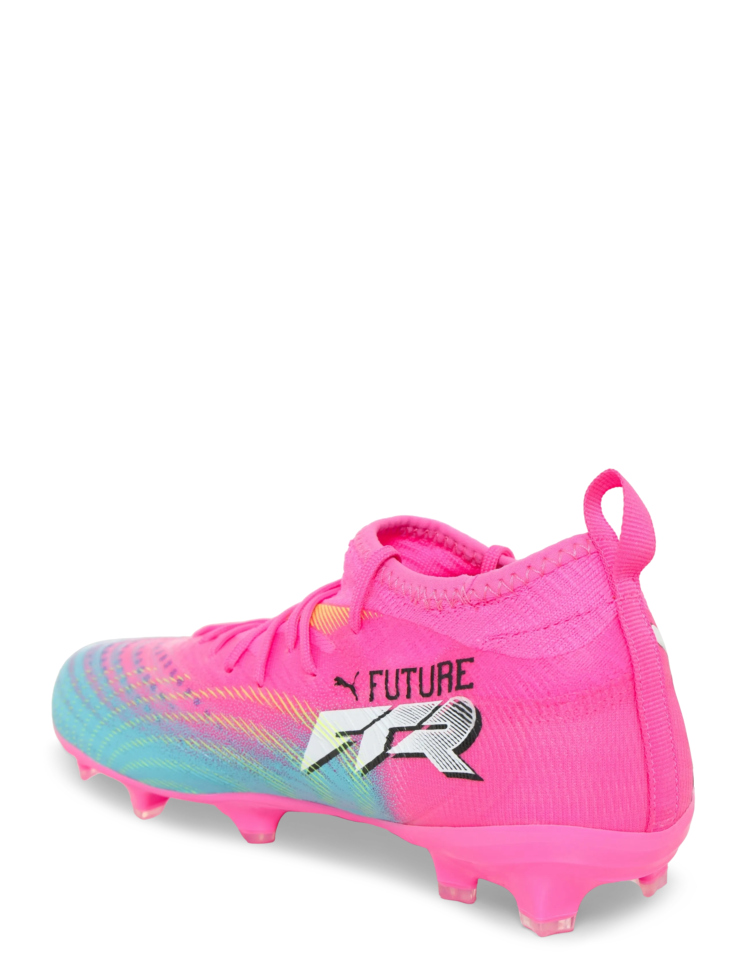 PUMA - FUTURE 9 MATCH FG/AG Jr - kleidung - poison pink-sun stream-bright aqua-puma white - 2