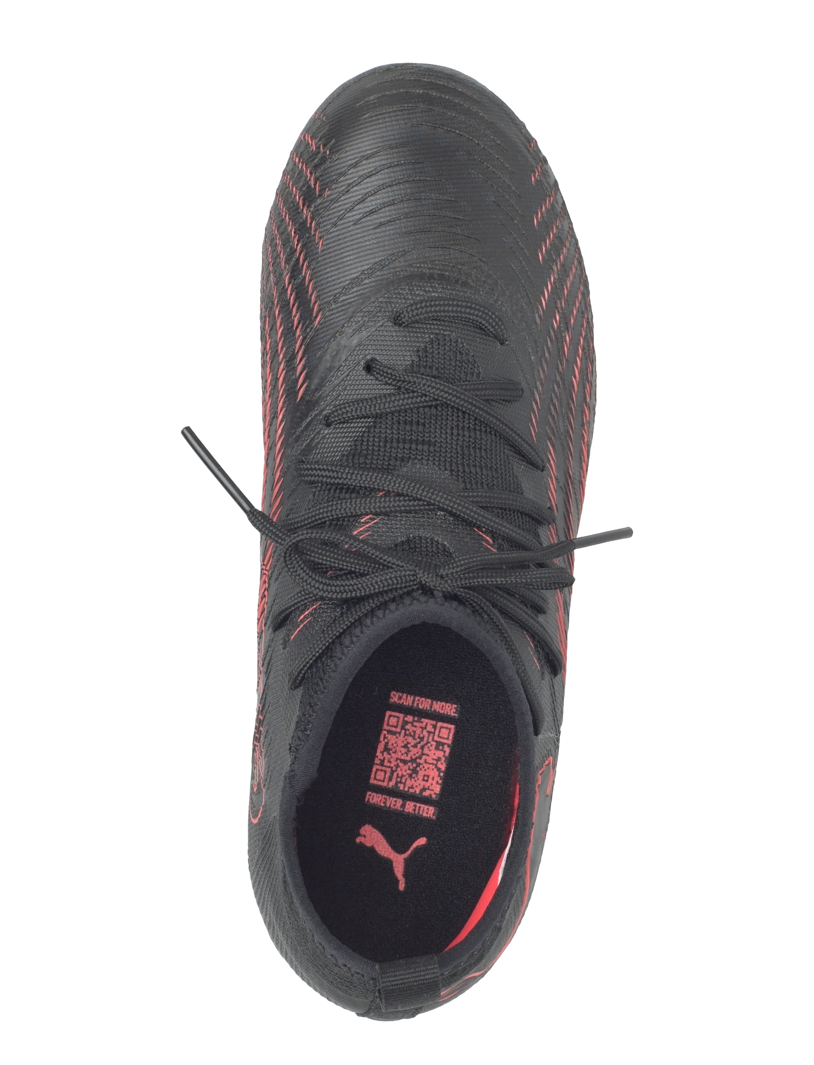 PUMA - FUTURE 9 MATCH FG/AG Jr - fodboldstøvler - puma black-glowing red-strong gray - 3
