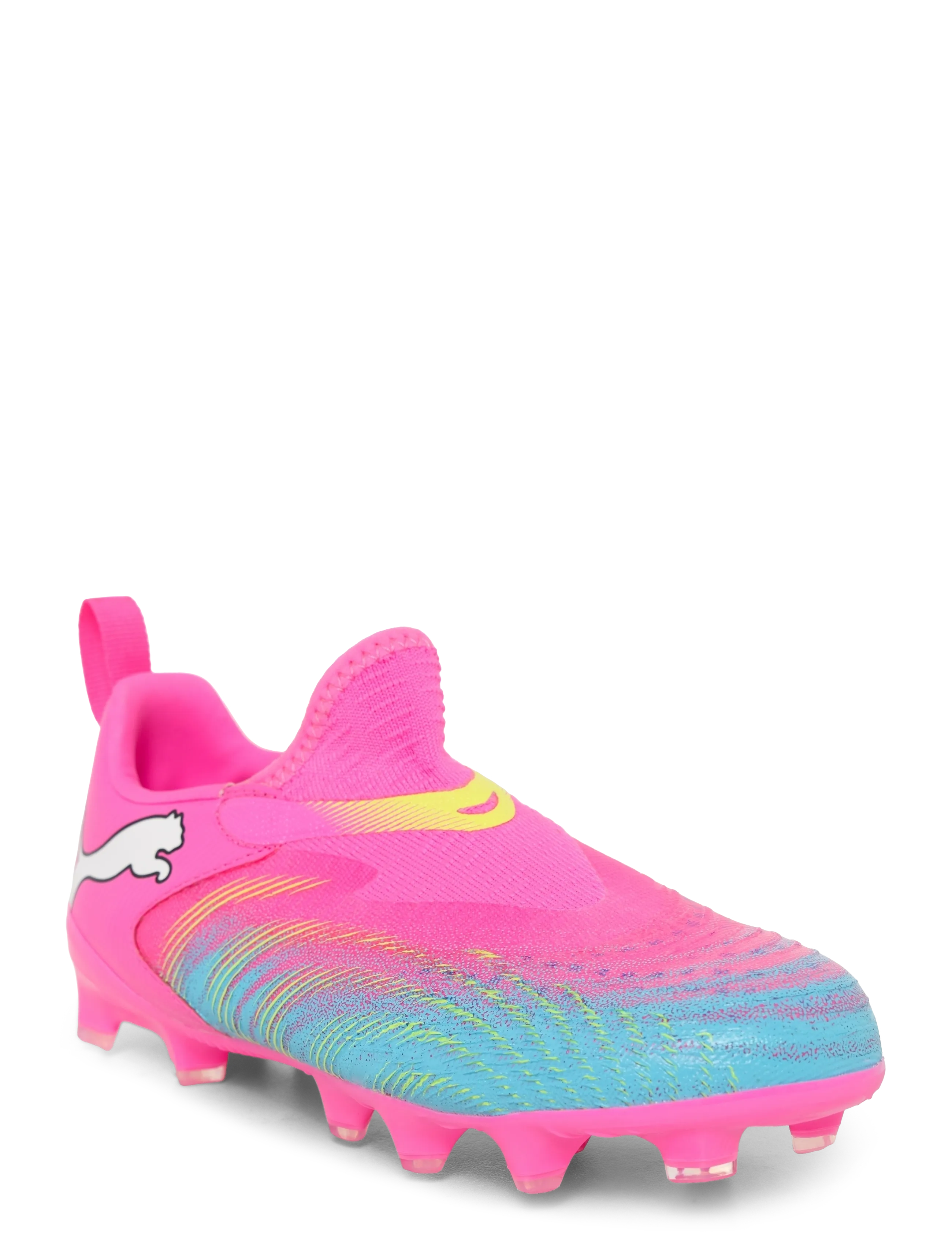 PUMA - FUTURE 9 MATCH LL FG/AG Jr - riided - poison pink-sun stream-bright aqua-puma white - 1