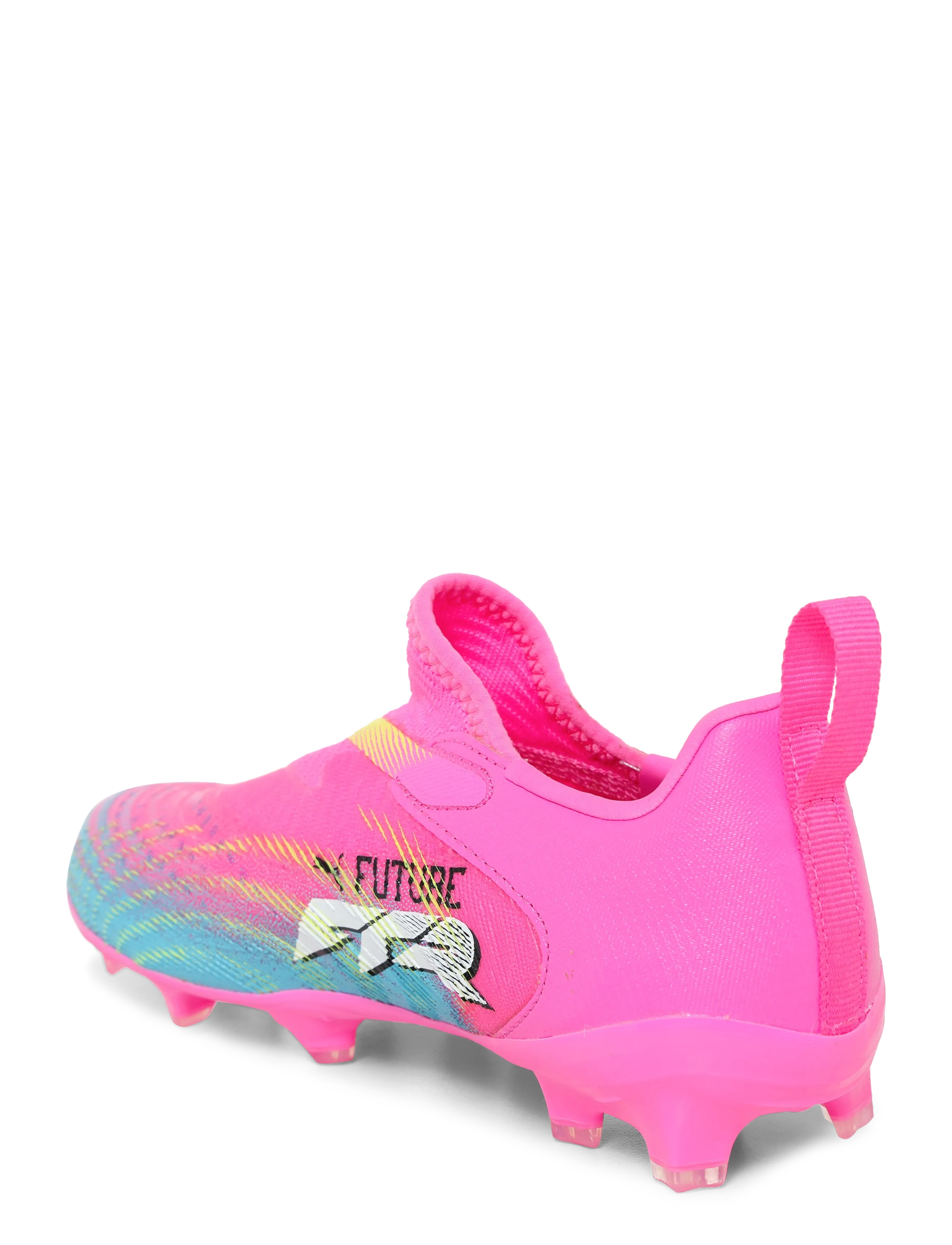 PUMA - FUTURE 9 MATCH LL FG/AG Jr - riided - poison pink-sun stream-bright aqua-puma white - 2