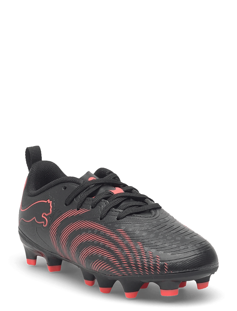 PUMA - FUTURE 9 PLAY FG/AG Jr - riided - puma black-glowing red-strong gray - 1