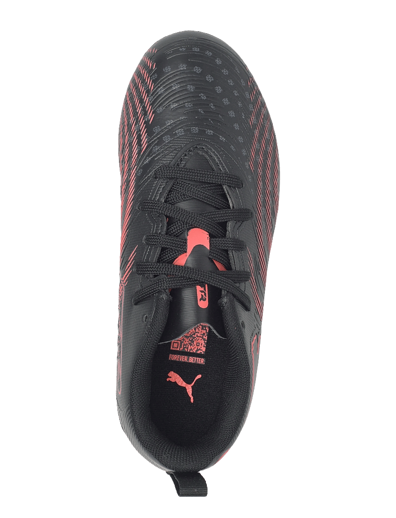 PUMA - FUTURE 9 PLAY FG/AG Jr - riided - puma black-glowing red-strong gray - 3