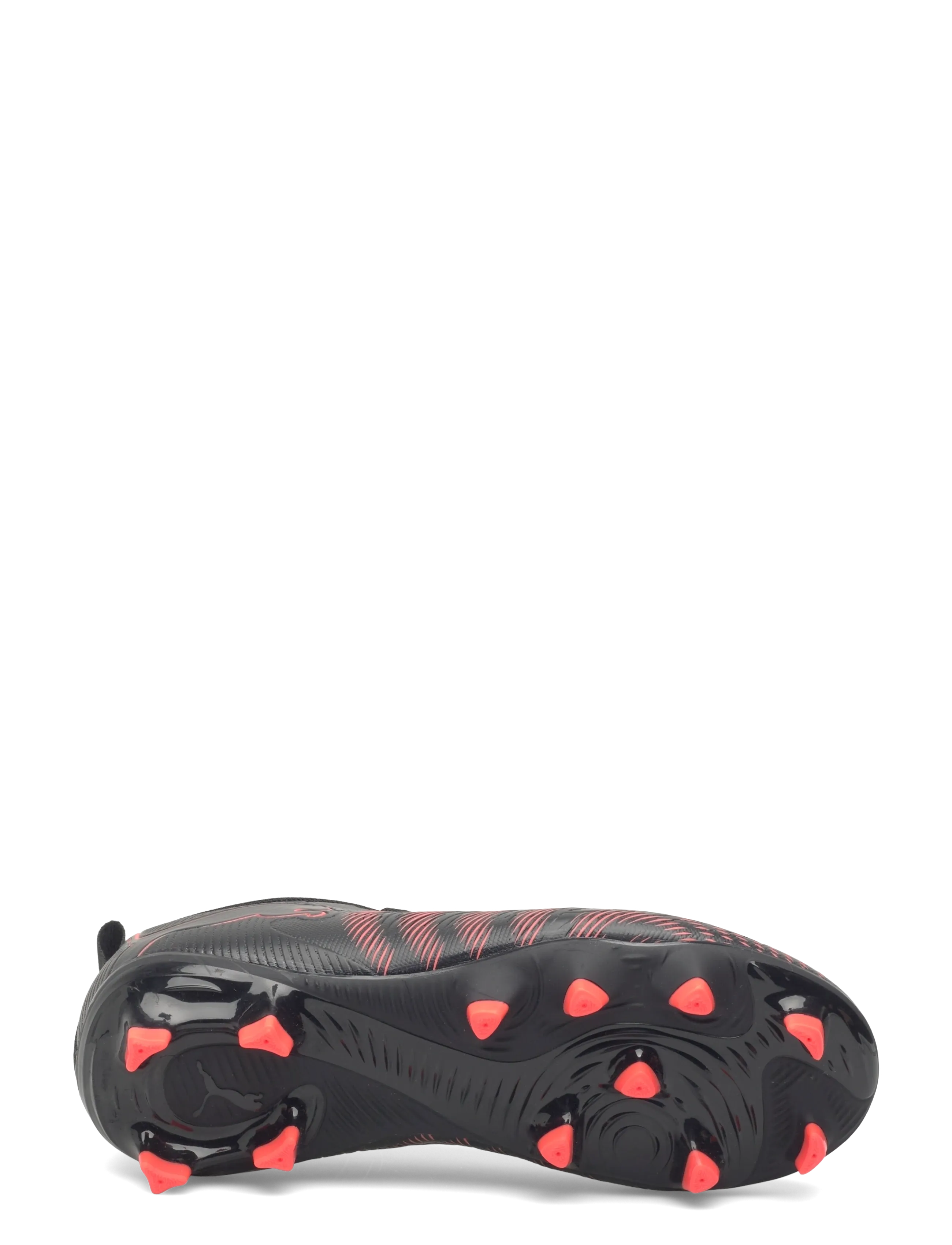PUMA - FUTURE 9 PLAY FG/AG Jr - kleding - puma black-glowing red-strong gray - 4