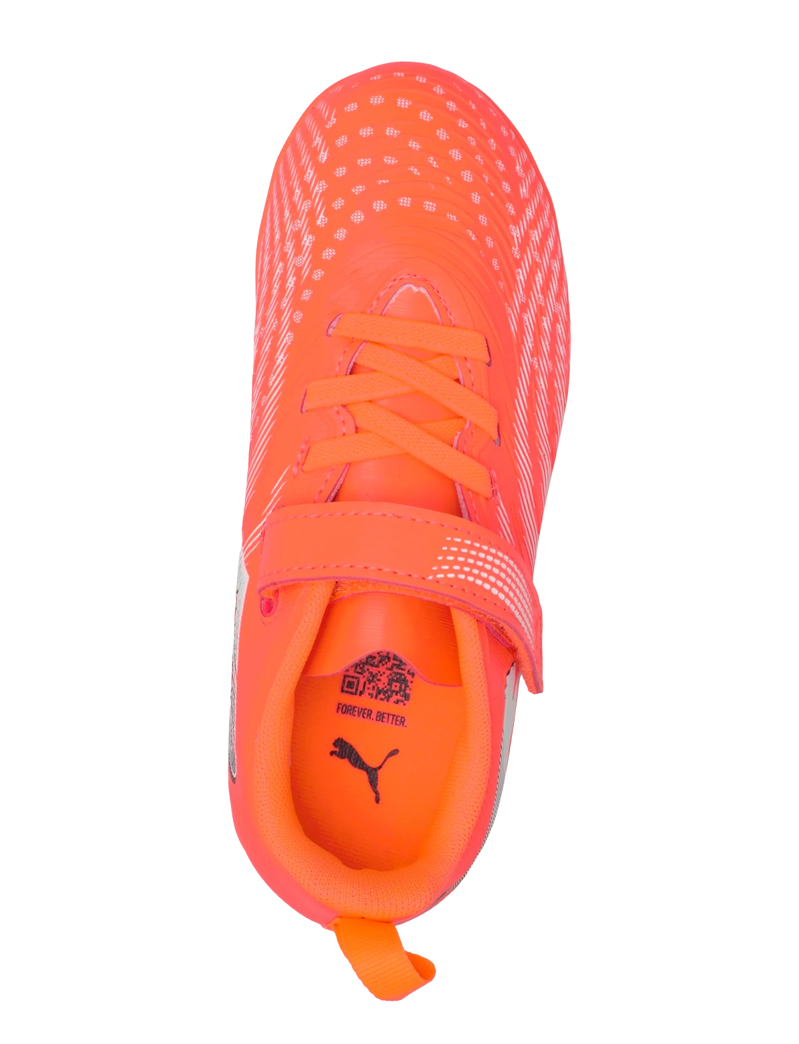 PUMA - FUTURE 9 PLAY V FG/AG RB Jr - clothing - glowing red-puma white-puma black - 3