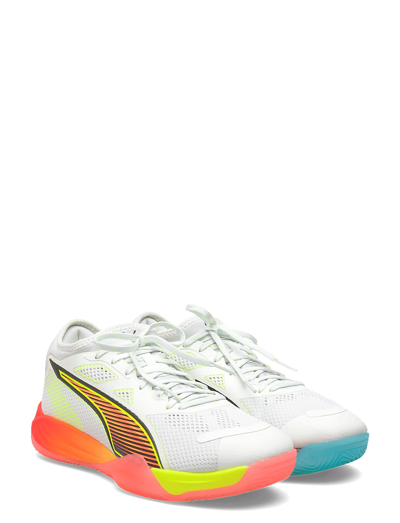 PUMA - Eliminate Nitro SQD 4 Game On PUMA White - indoor-sportschuhe - puma white-glowing red-ultra blue - 0
