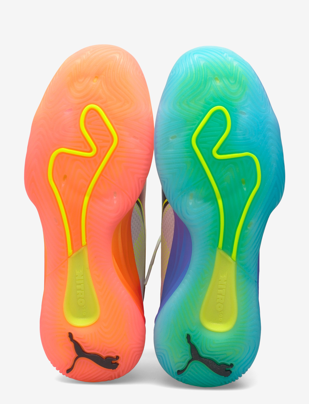 PUMA - Eliminate Nitro SQD 4 Game On PUMA White - indoor sports shoes - puma white-glowing red-ultra blue - 4