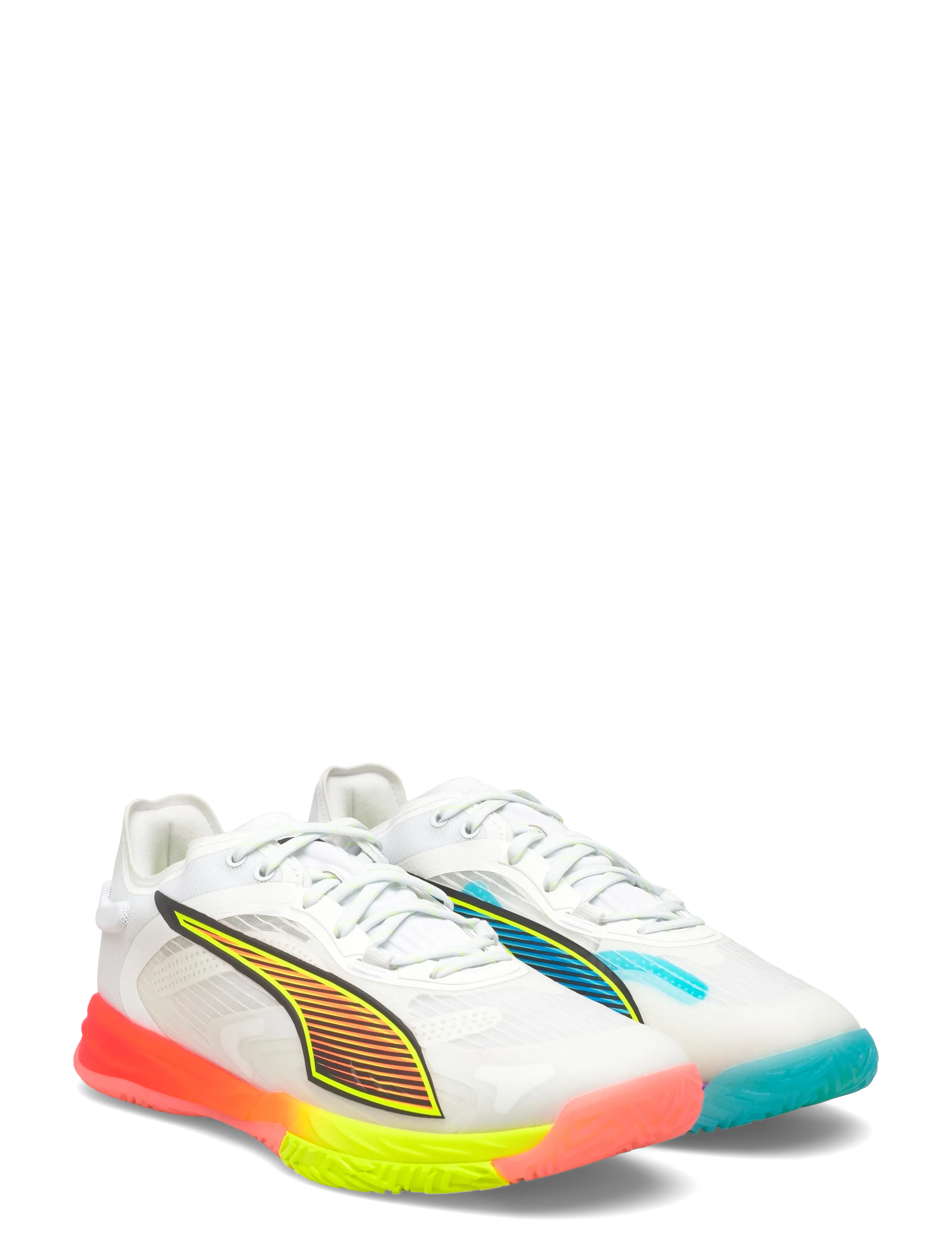 PUMA Accelerate Nitro SQD 4 Game On PUMA Whit - Schuhe - PUMA WHITE-GLOWING RED-ULTRA BLUE / multi
