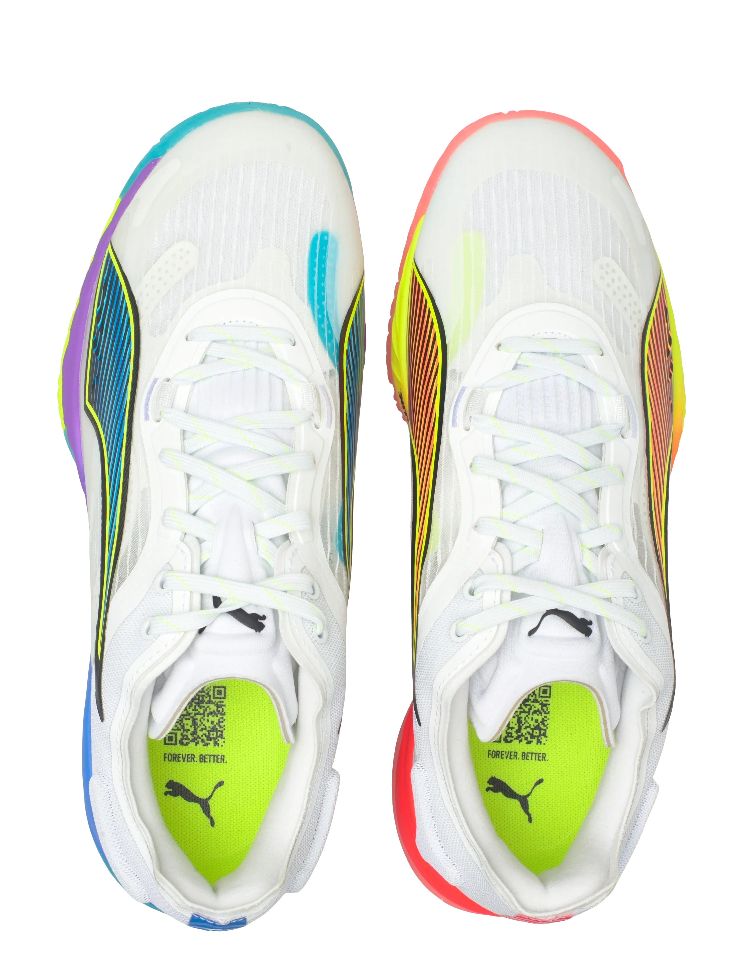 PUMA - Accelerate Nitro SQD 4 Game On PUMA Whit - puma white-glowing red-ultra blue - 3