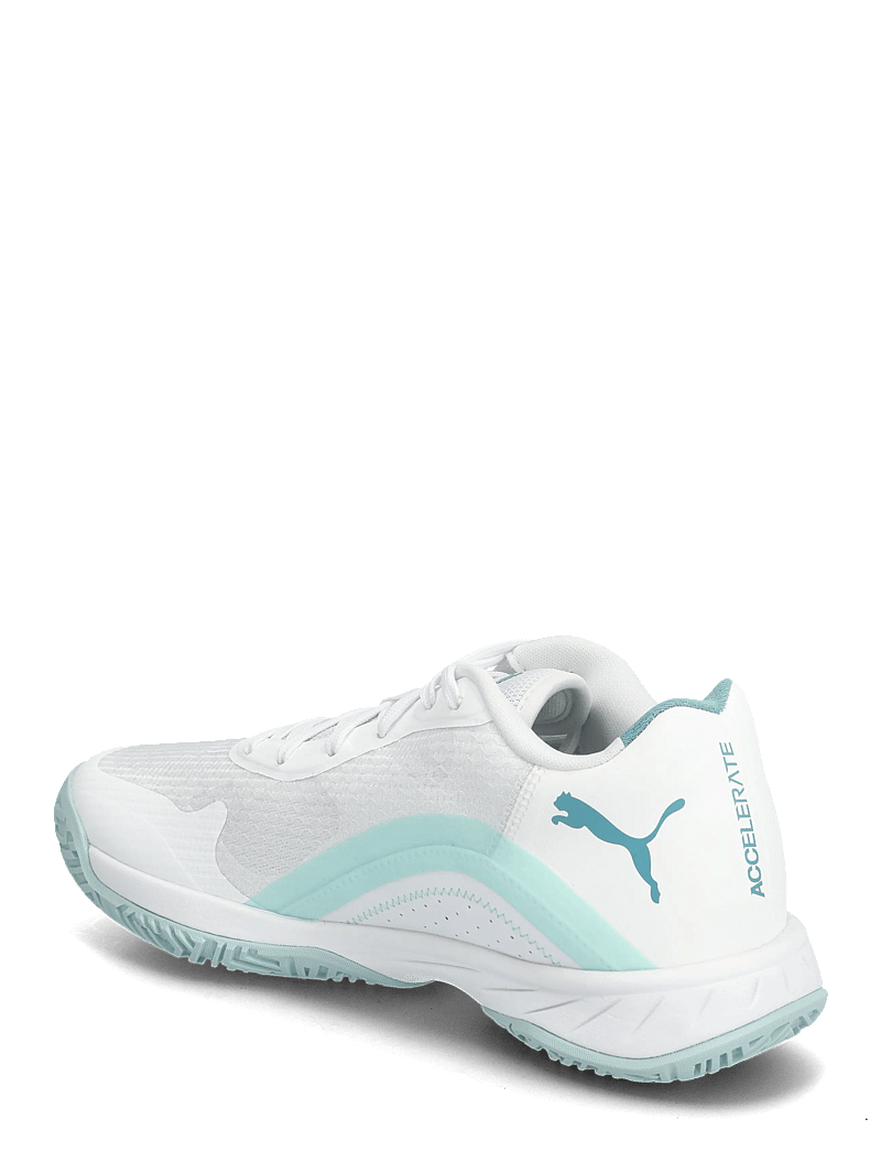 PUMA - Accelerate Turbo 4 W+ Game On - indoor-sportschuhe - puma white-baltic sea blue-fresh water - 2