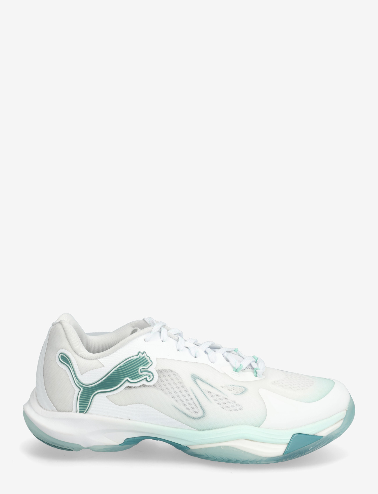 PUMA - Vantage Nitro W+ Game On - indoor-sportschuhe - puma white-baltic sea blue-fresh water - 1