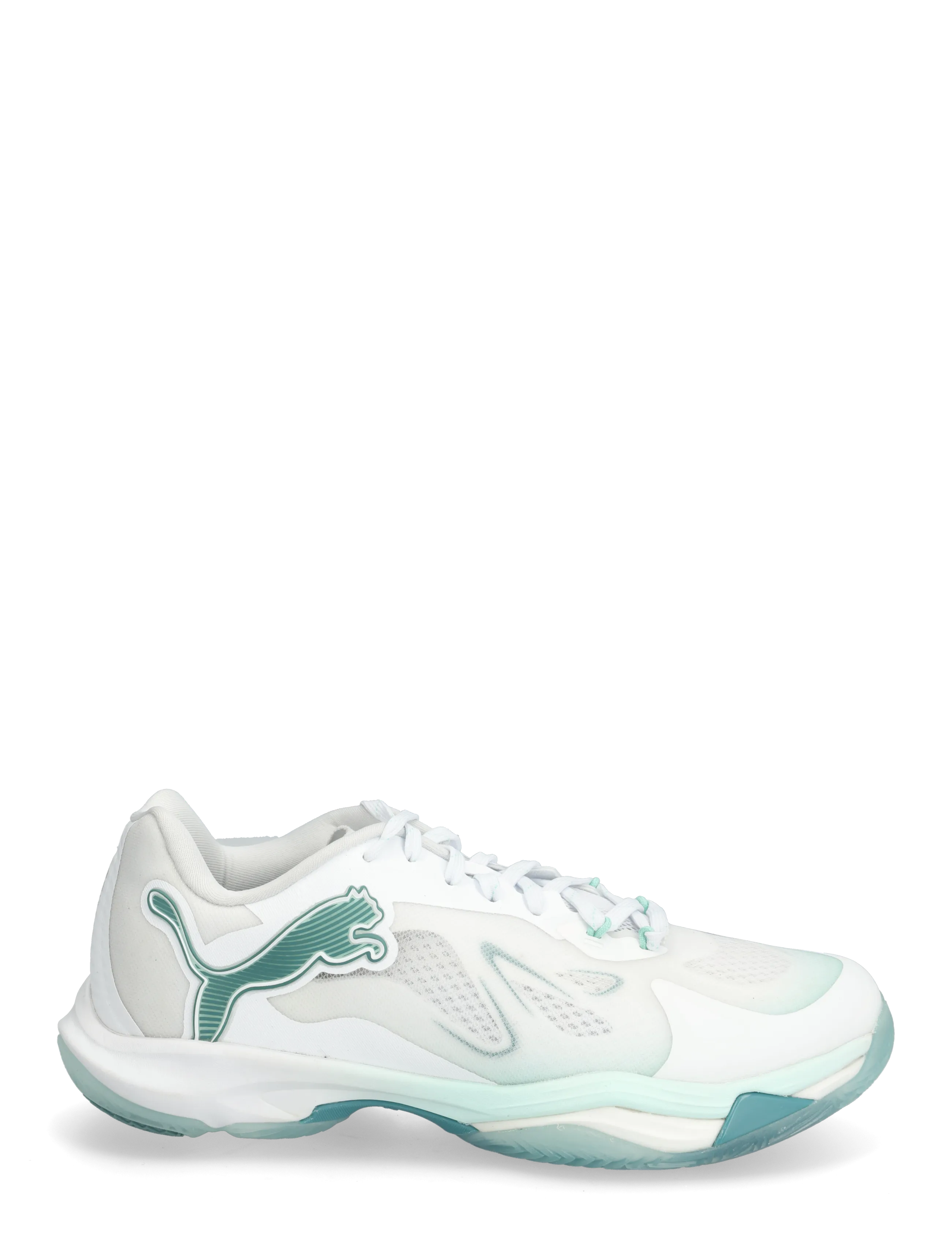 PUMA - Vantage Nitro W+ Game On - innanhússkór - puma white-baltic sea blue-fresh water - 1