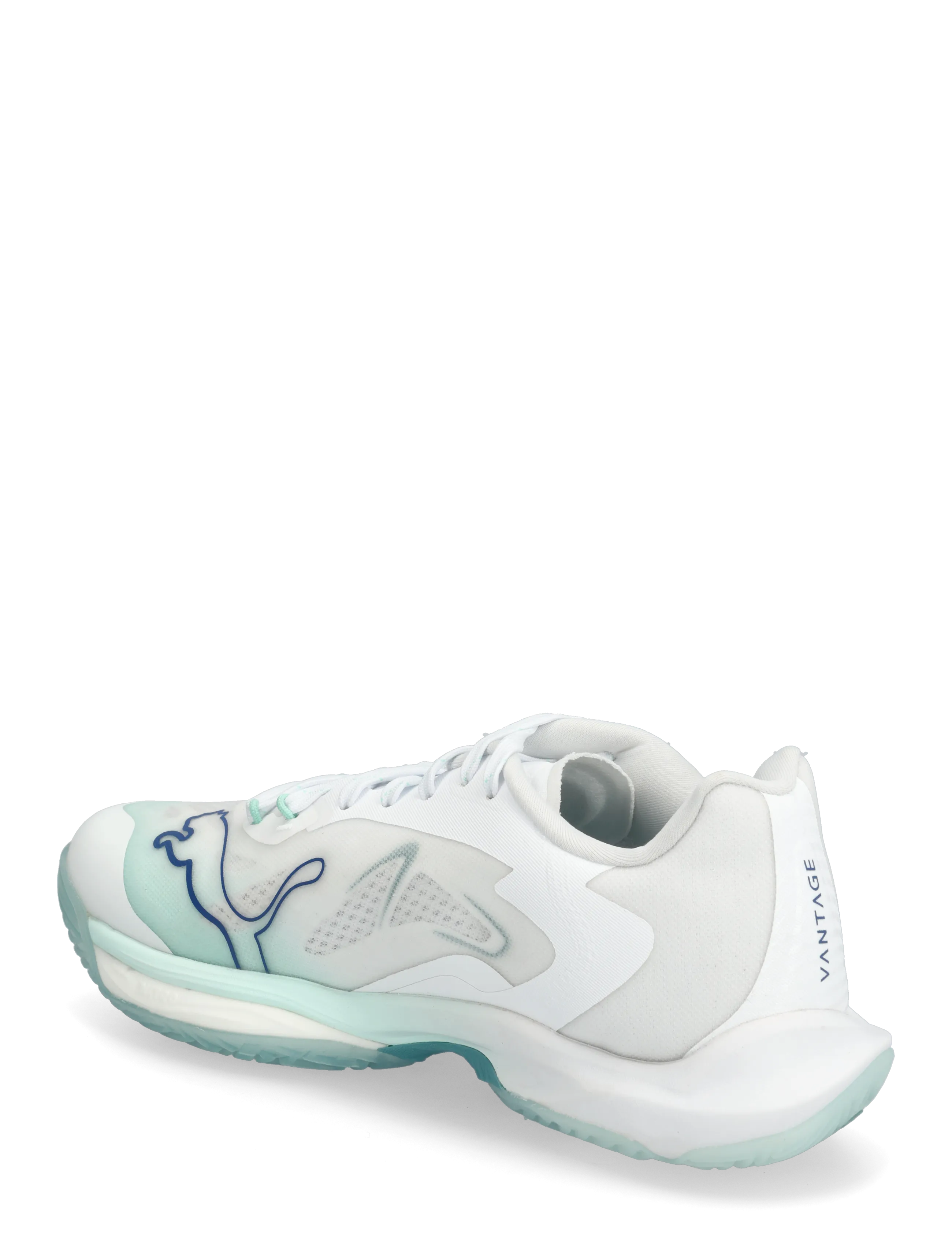 PUMA - Vantage Nitro W+ Game On - innanhússkór - puma white-baltic sea blue-fresh water - 2