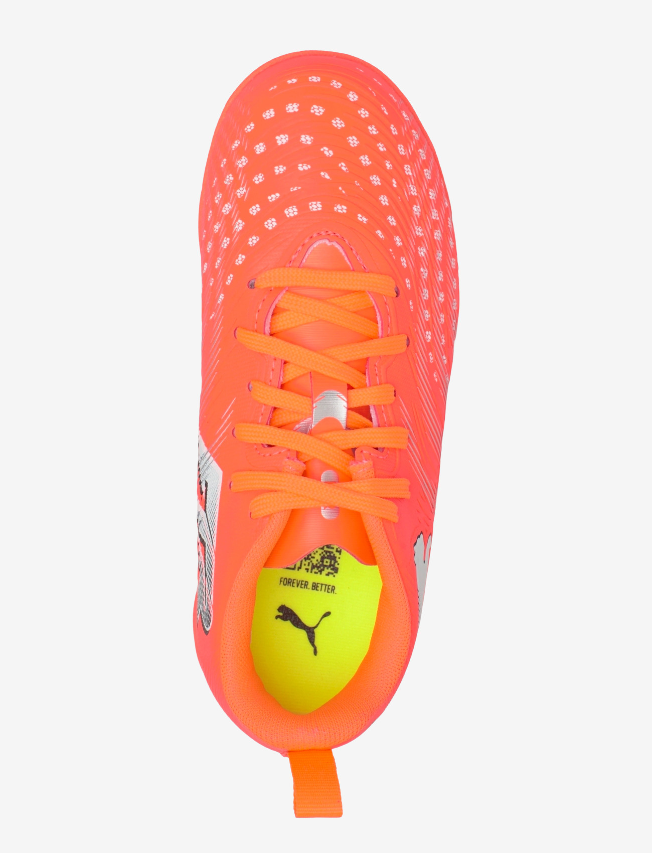 PUMA - FUTURE 9 PLAY IT Jr - kläder - glowing red-puma white-puma black-puma silver - 3