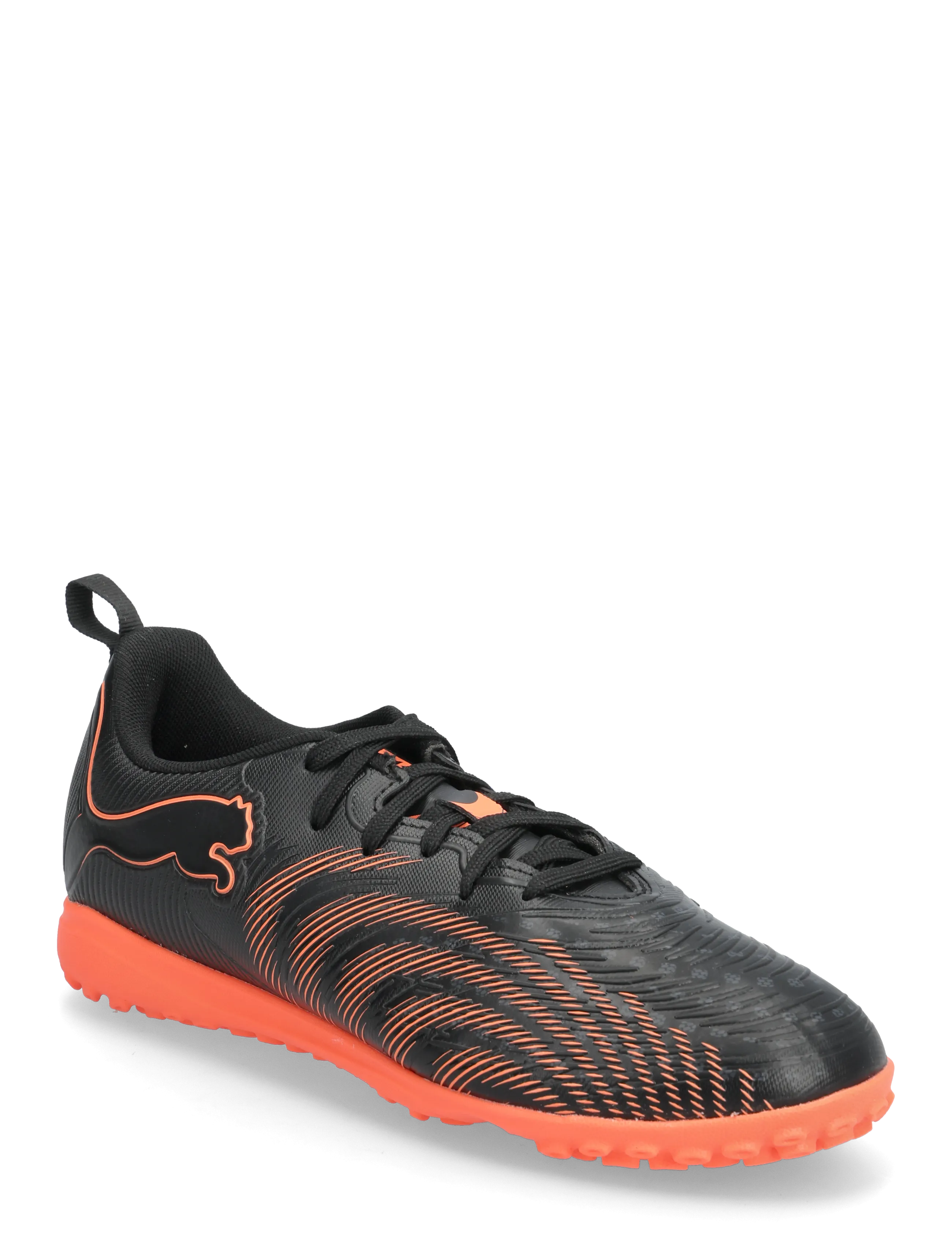 PUMA Future 9 Play Tt Jr, 38.5, Black, Sportssko > Fodboldstøvler, Børn