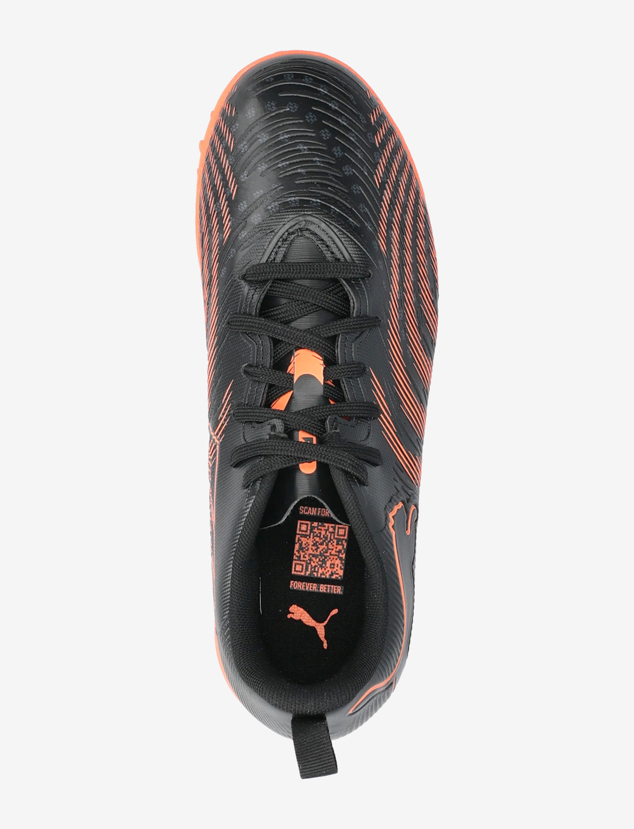 PUMA - FUTURE 9 PLAY TT Jr - kläder - puma black-glowing red-strong gray - 3