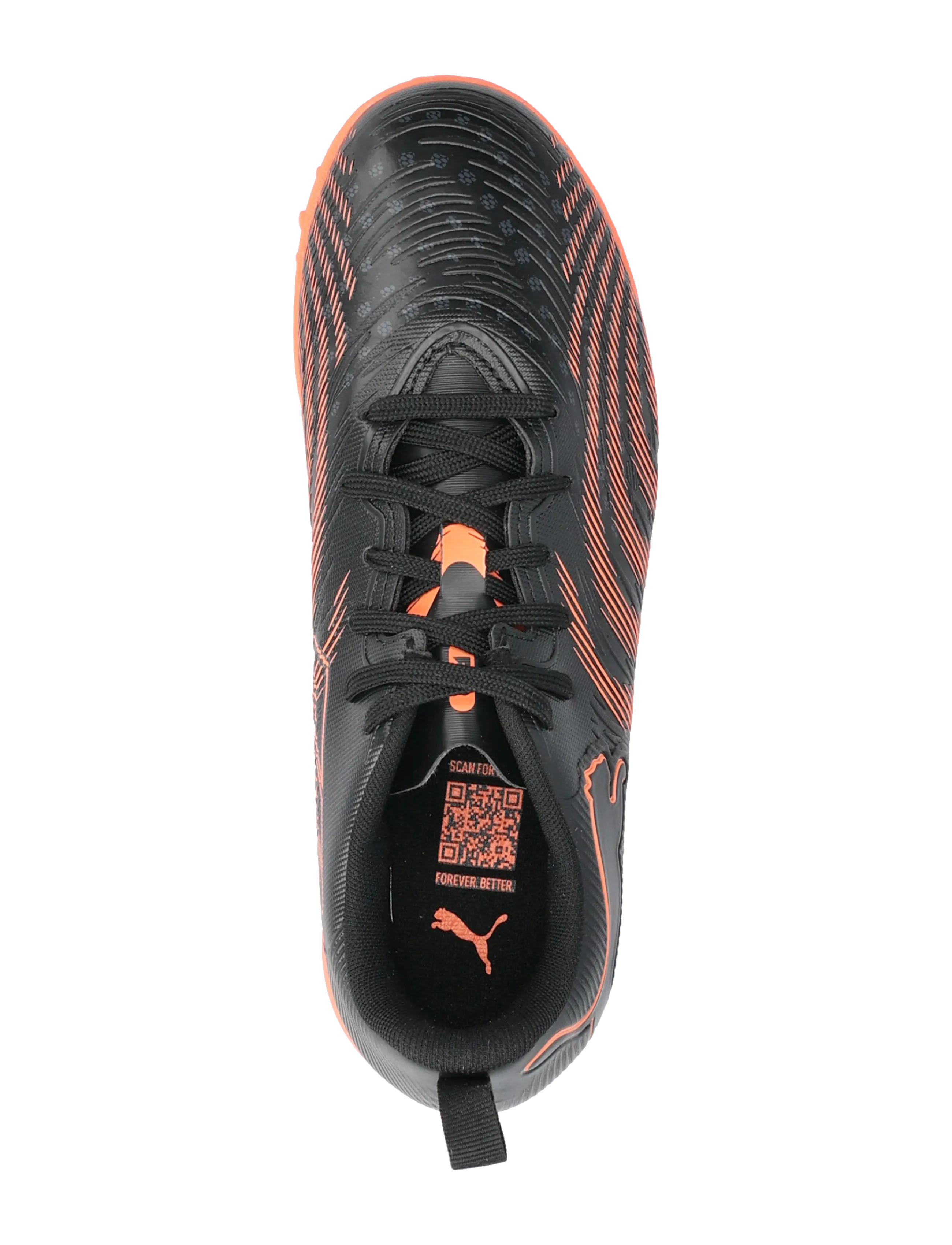 PUMA - FUTURE 9 PLAY TT Jr - fótboltaskór - puma black-glowing red-strong gray - 3