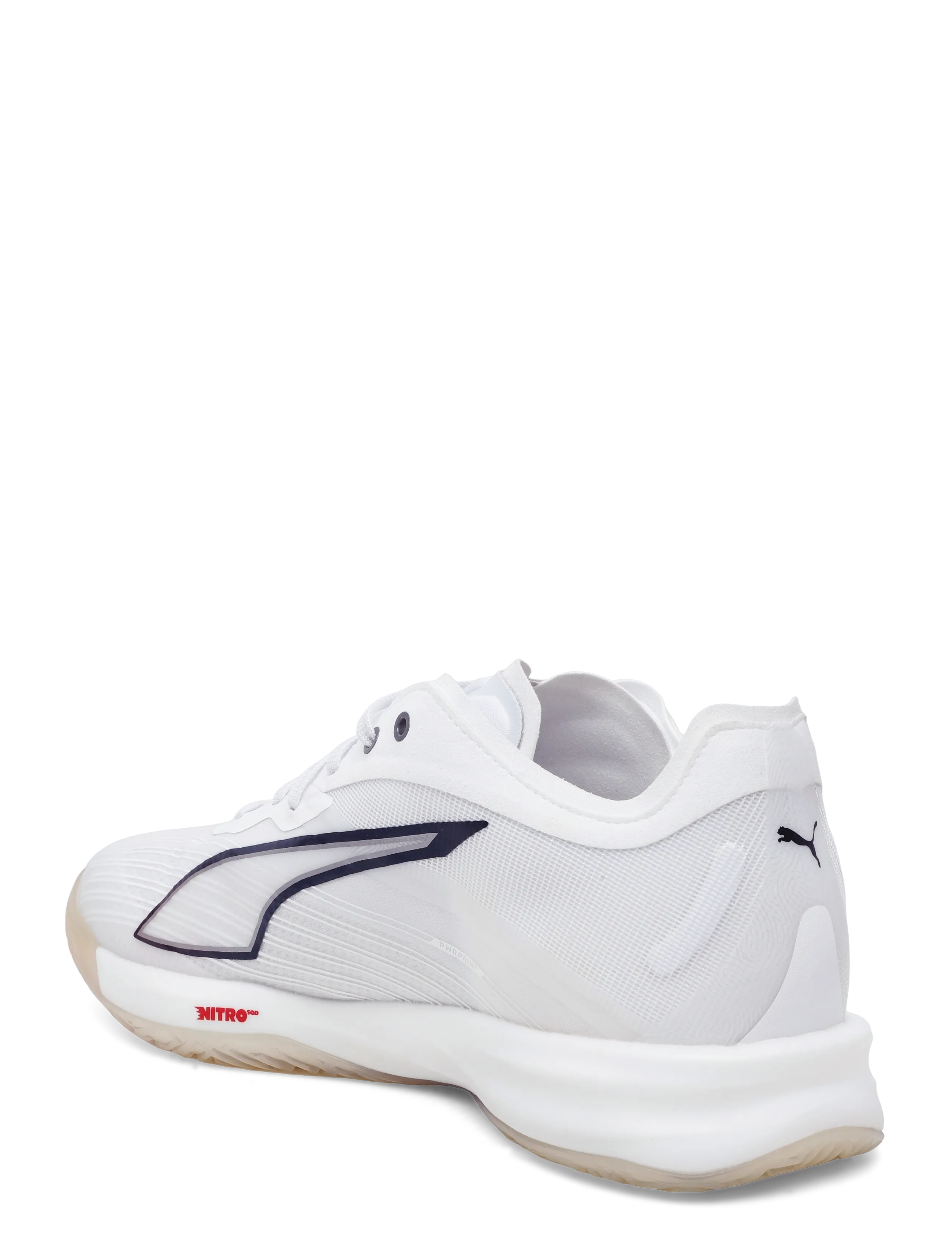 PUMA - Accelerate Nitro SQD 5 - indendørs sportssko - puma white-puma black-sugared almond - 1